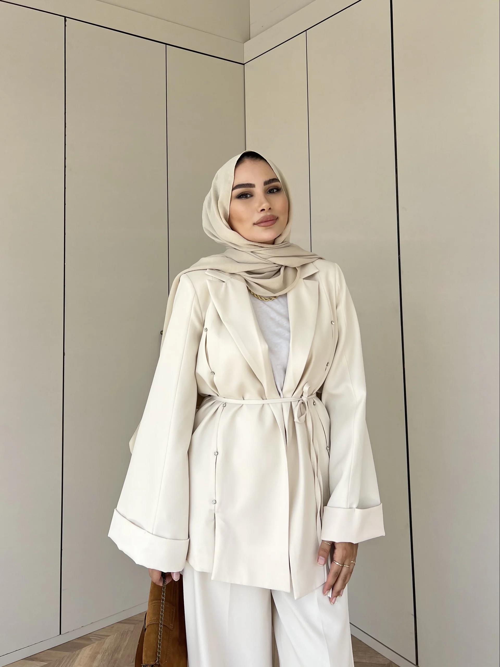 Kayyum Taşlı Takım - Krem