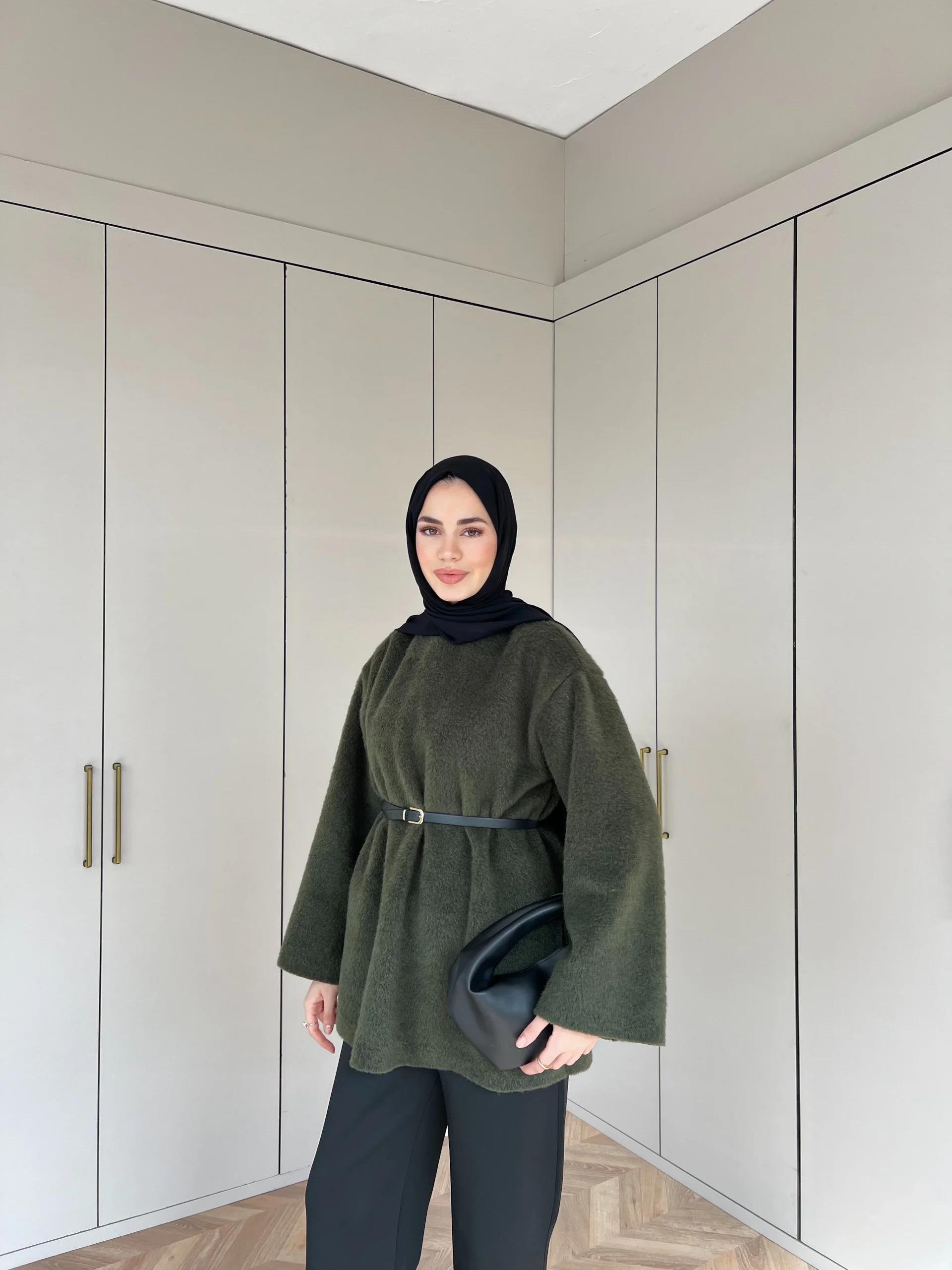 Kıraçlı Kazak - Yeşil (ÖN SİPARİŞ)