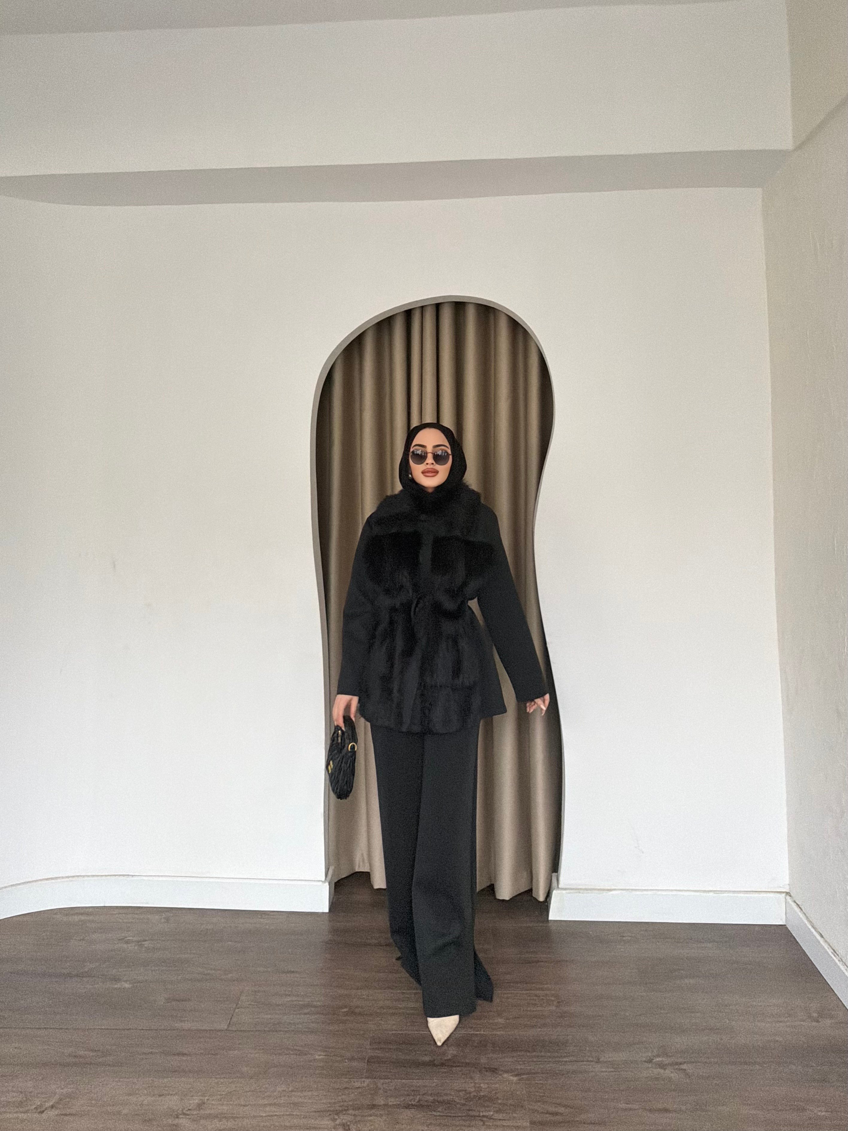 Kumru Kükr Detay Takım - Siyah