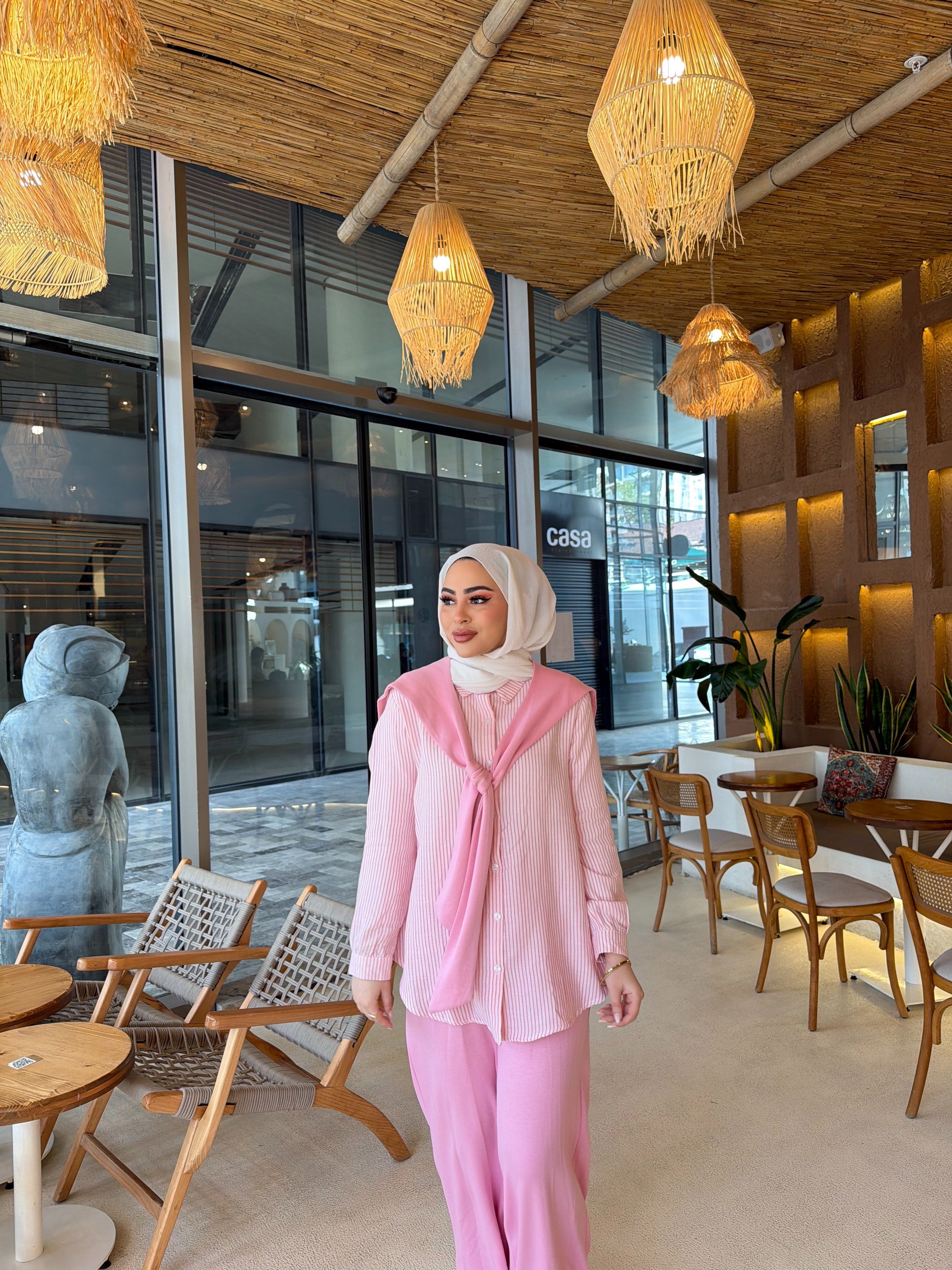Lissa Gömlek Oysh Takım - Pembe (ÖN SİPARİŞ )