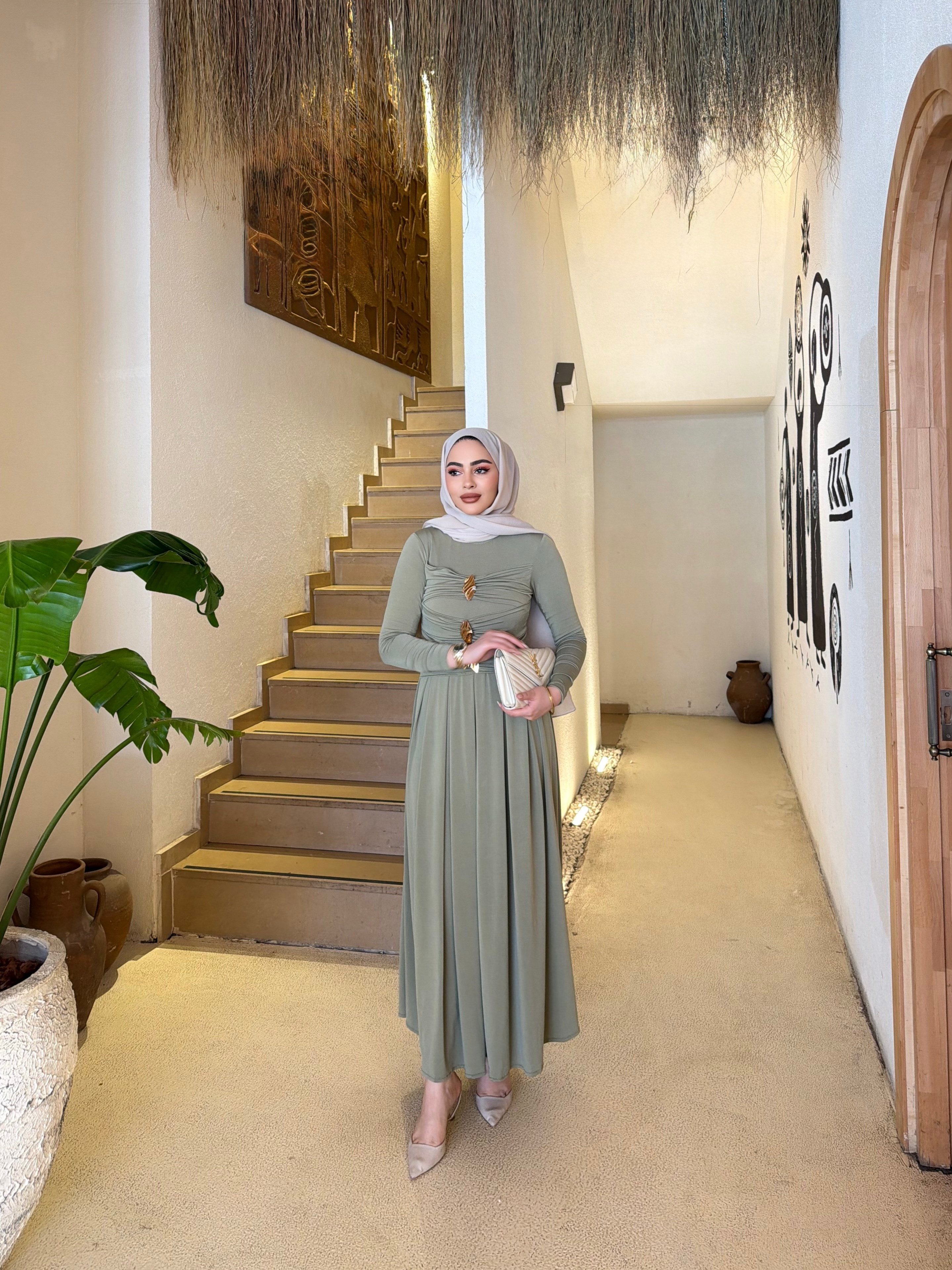 Lissa Sandy Elbise - Yeşil