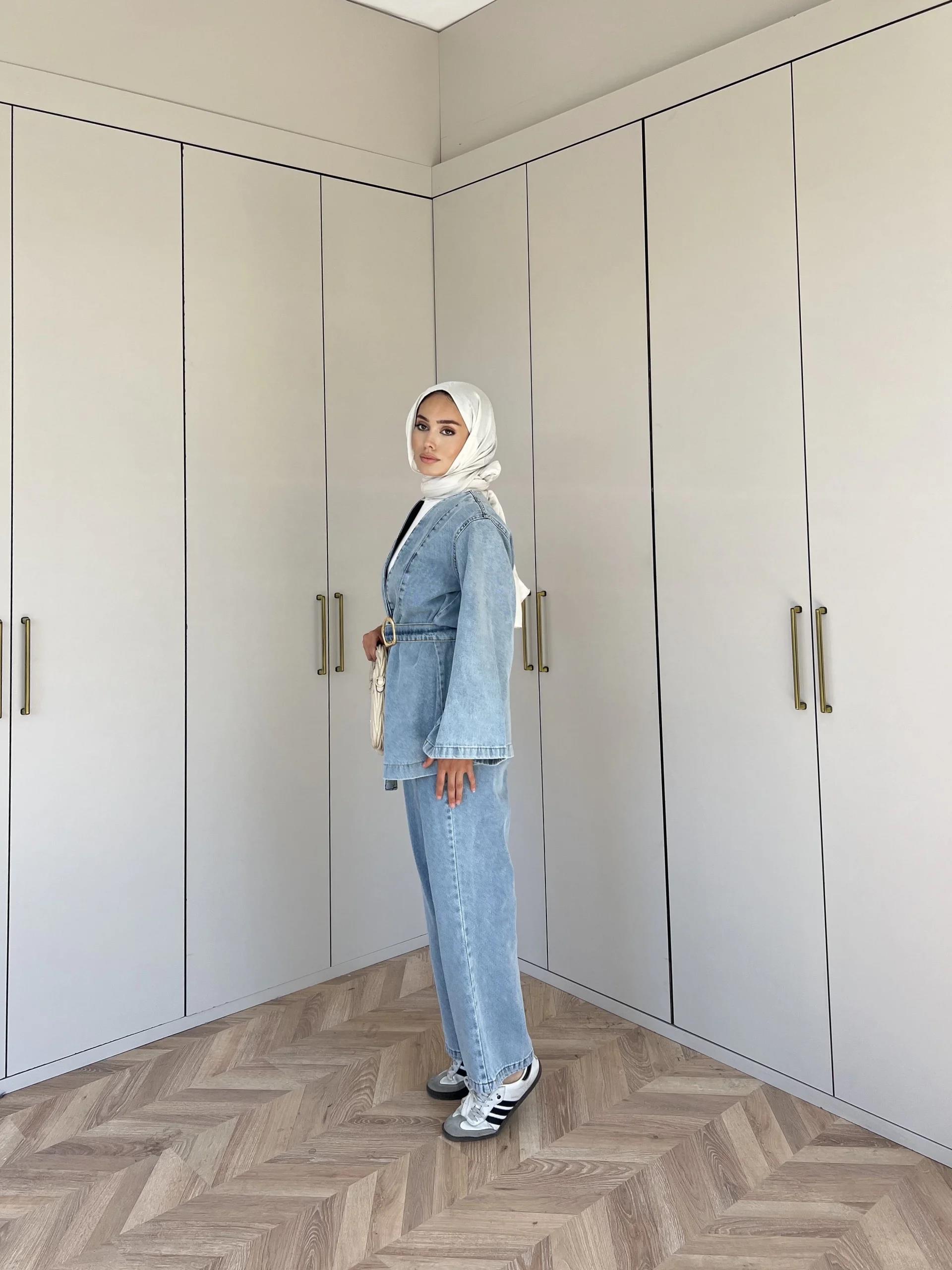 Makka Kot Takım - Acık Mavi