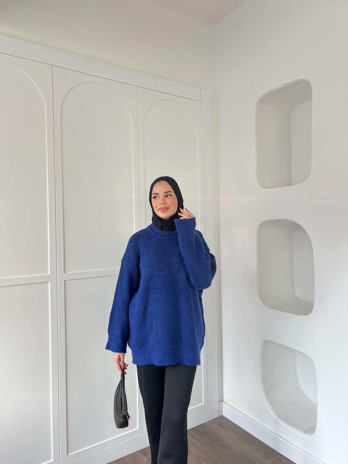 Maks Triko Kazak Mavi