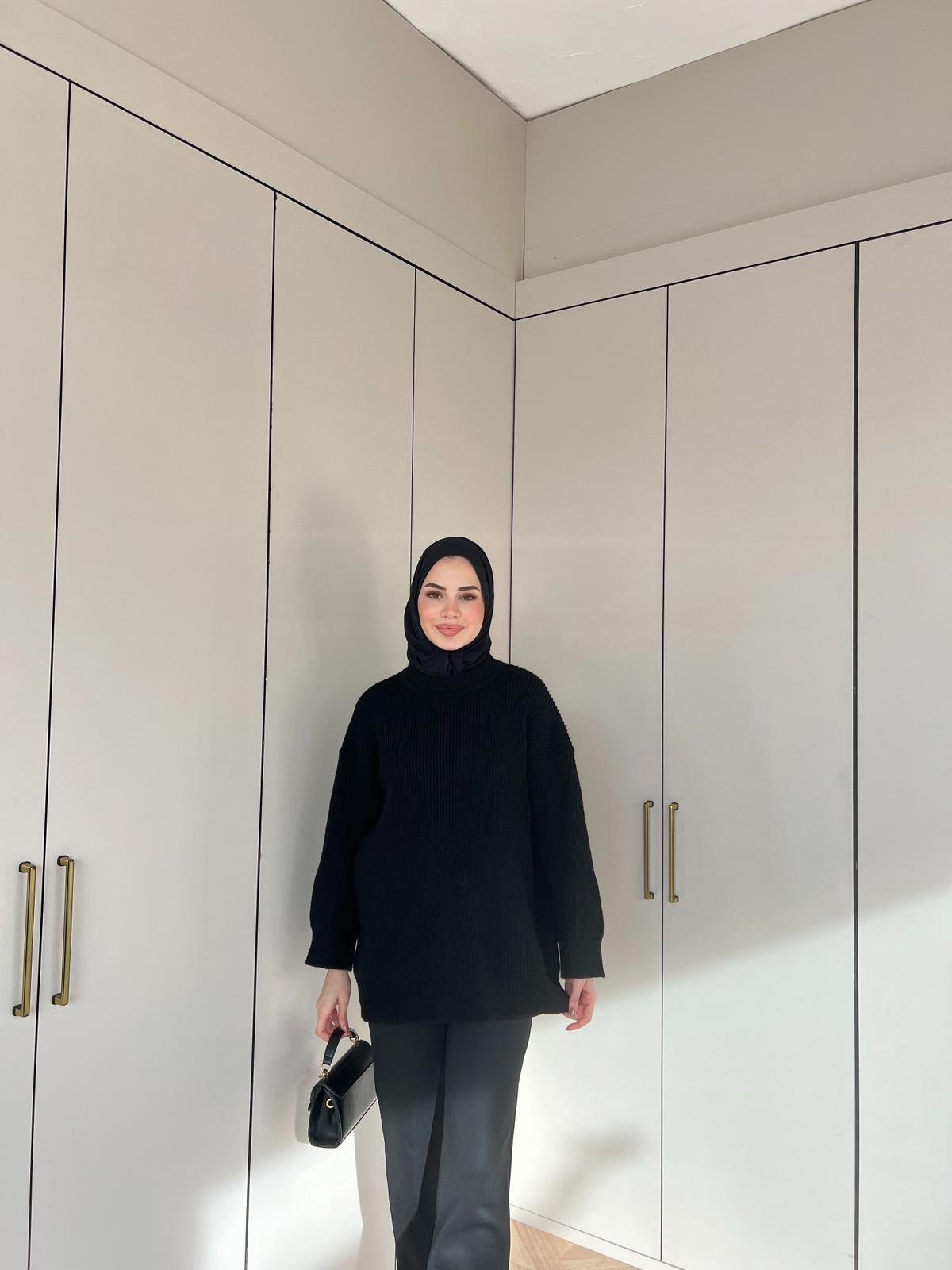 Maks Triko Kazak Siyah