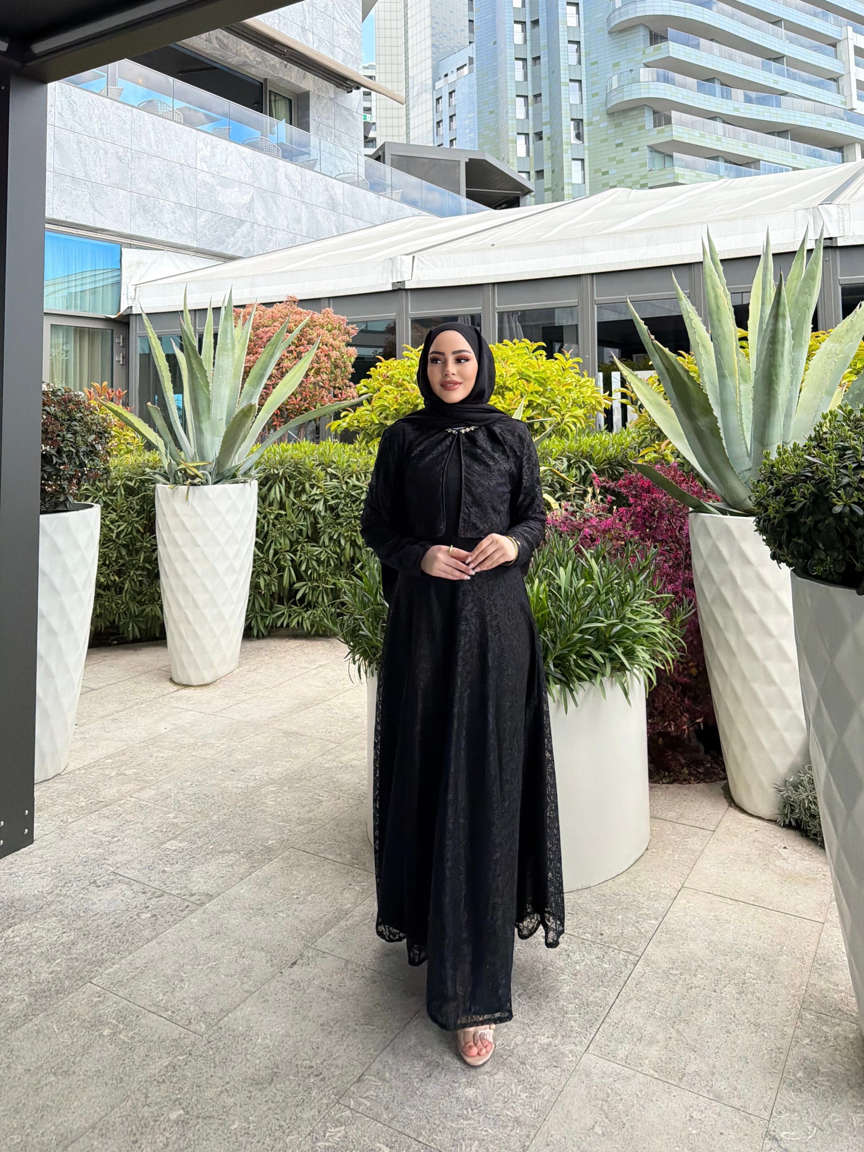 Marji Tasarım Elbise -Siyah