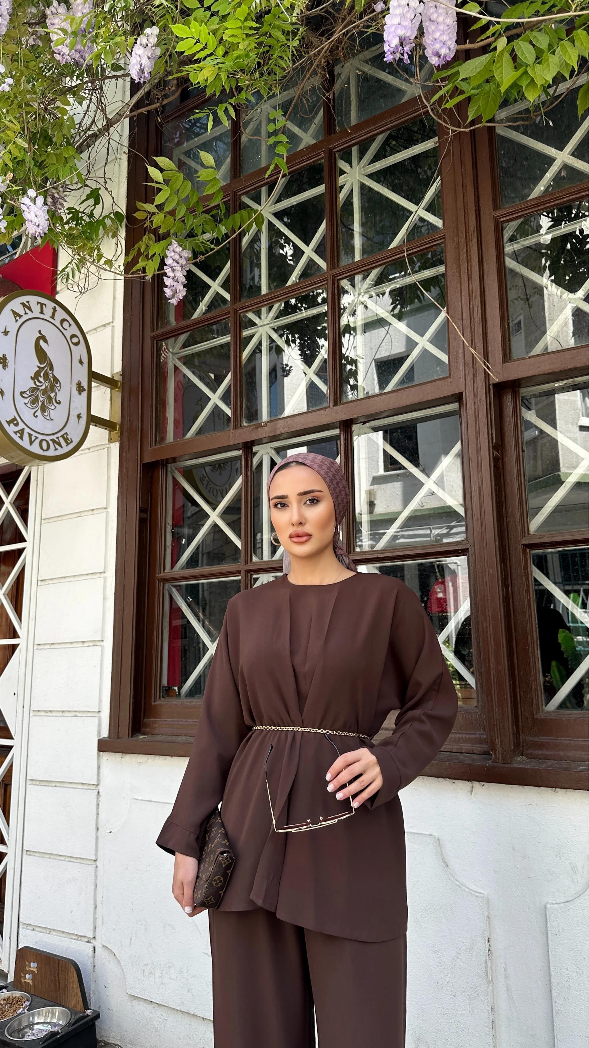 Mela Ön Pileli Takım Acı Kahve