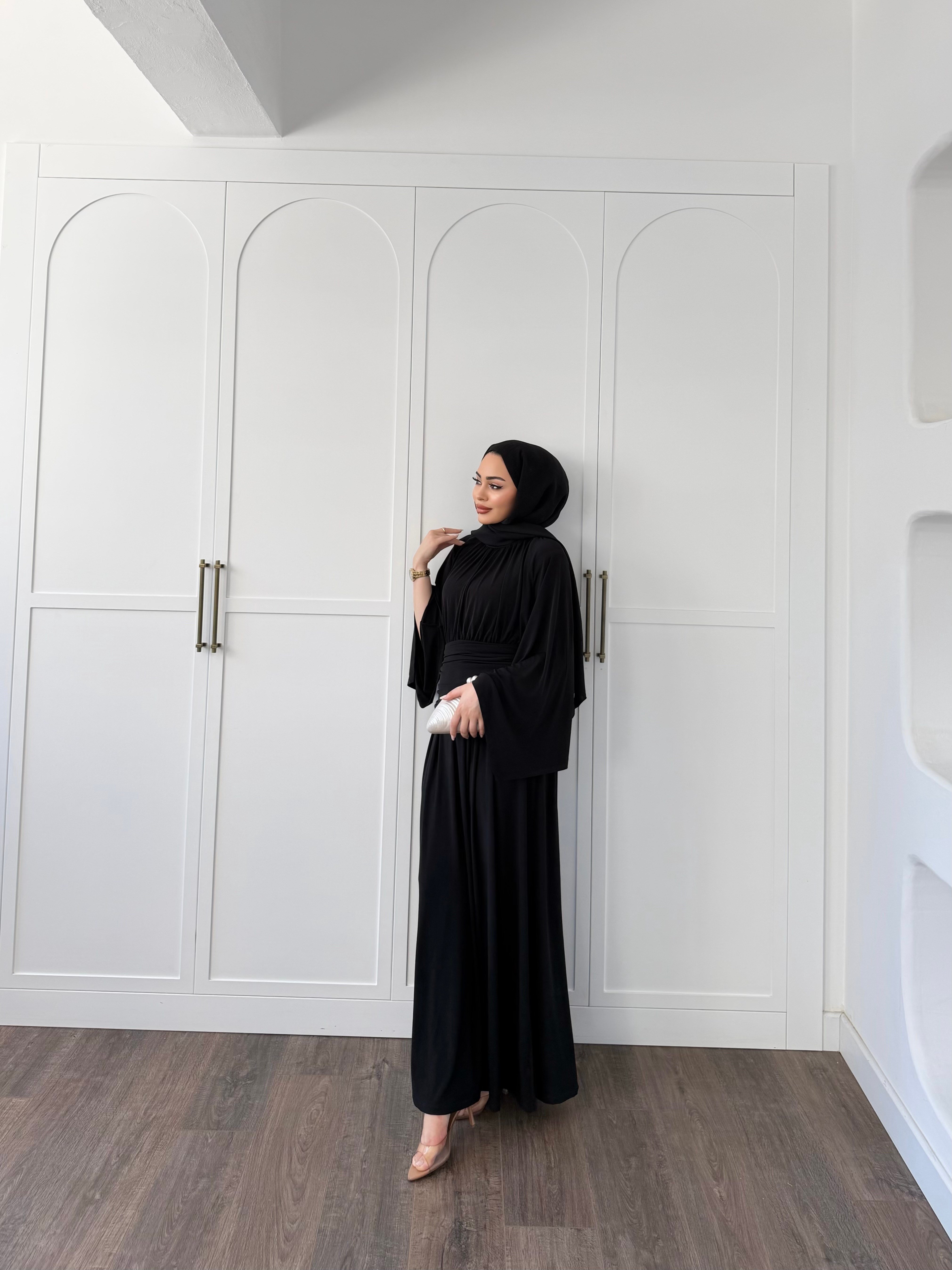 Mikra Sandy Elbise - Siyah