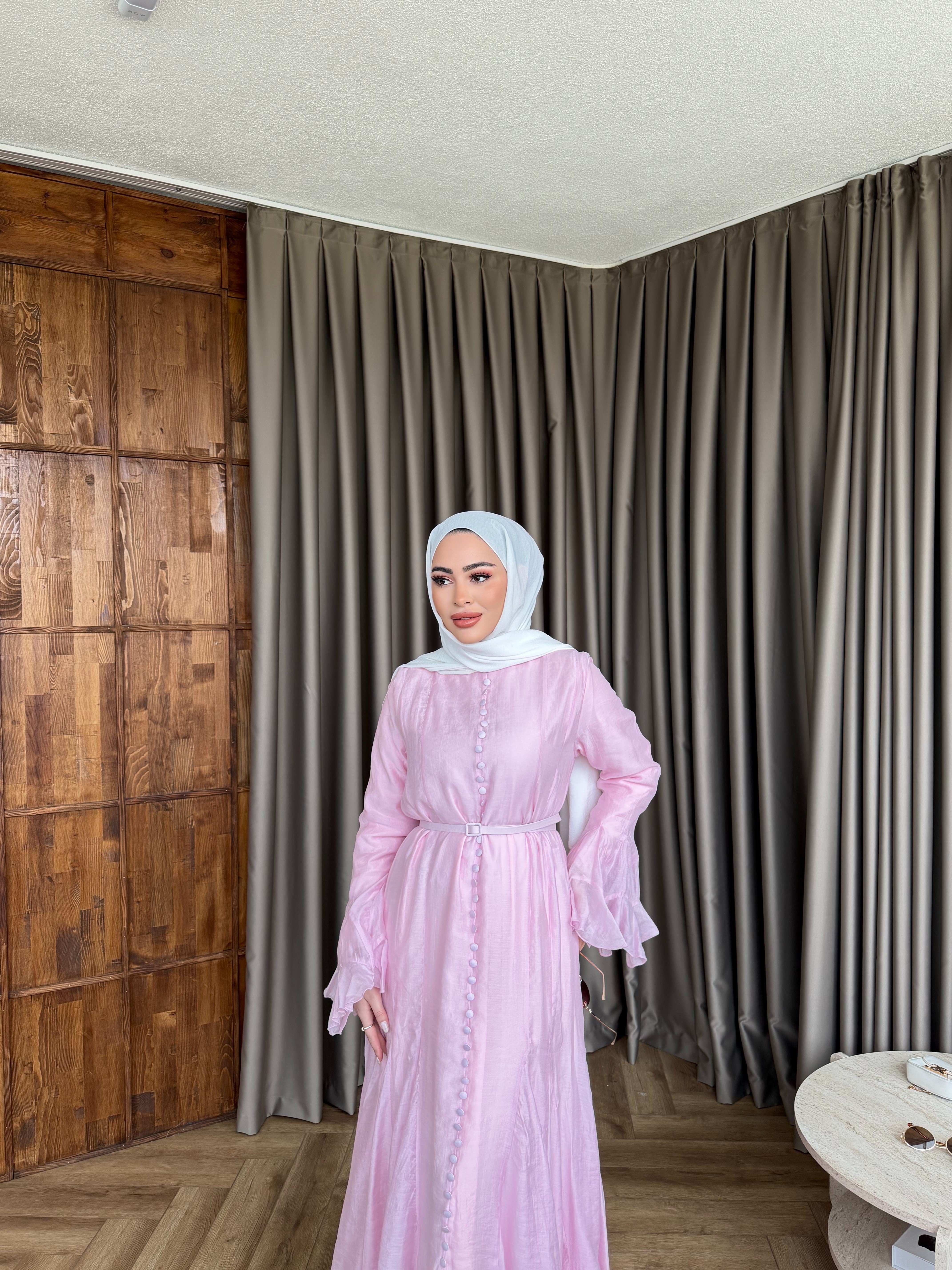 Mimoza Elbise - Pembe