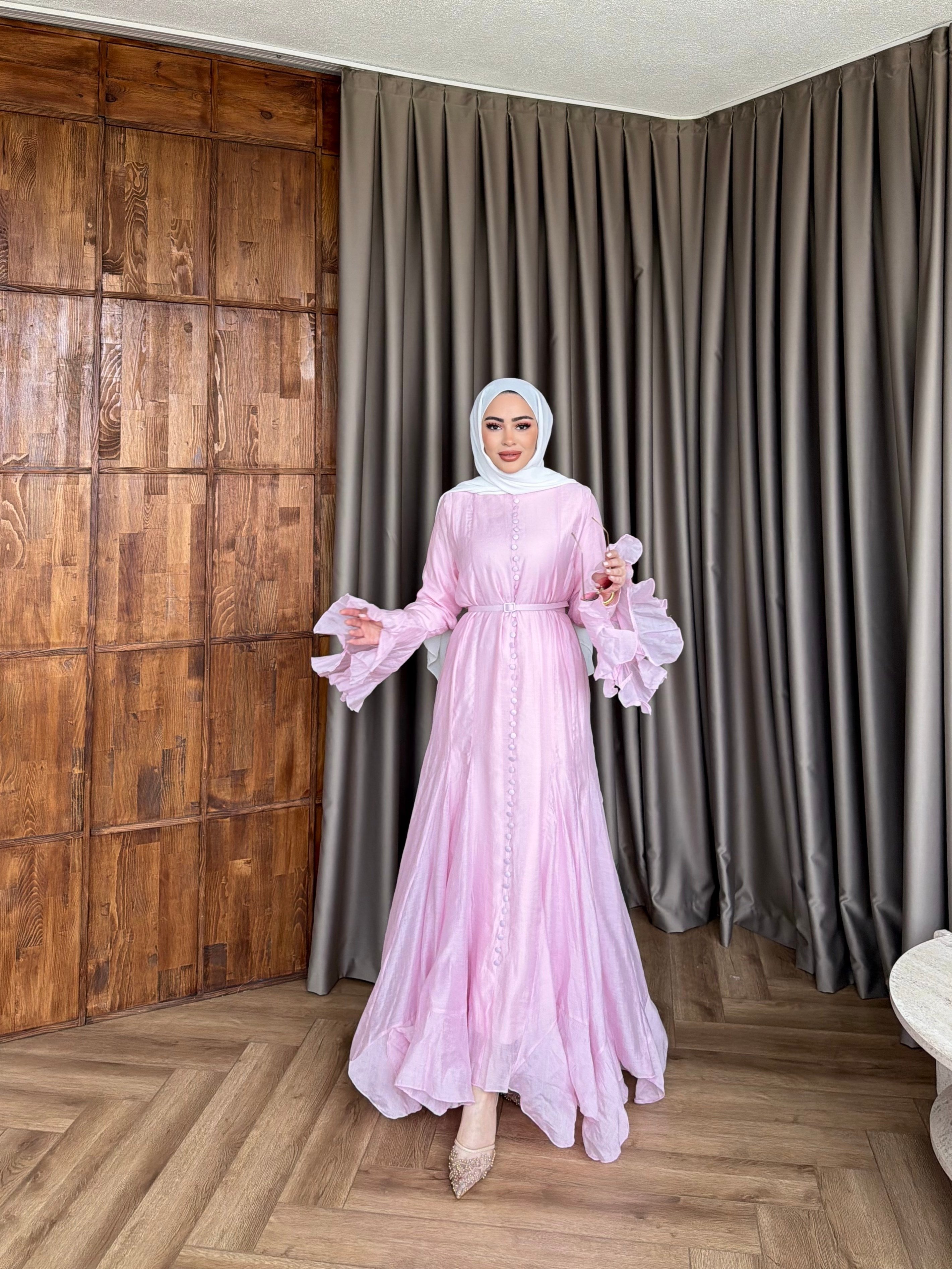 Mimoza Elbise - Pembe