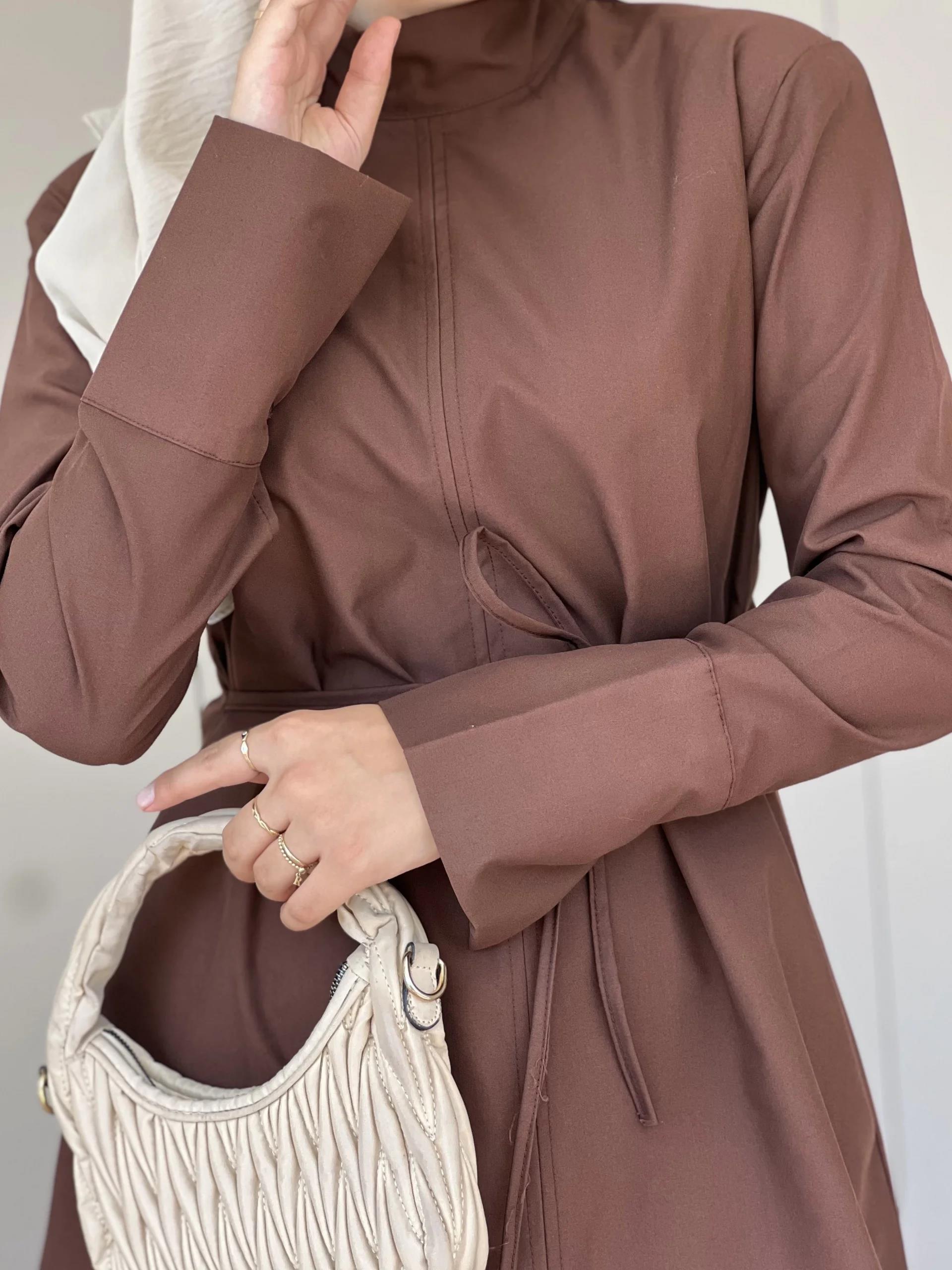 Mirra Gömlek - Kahve