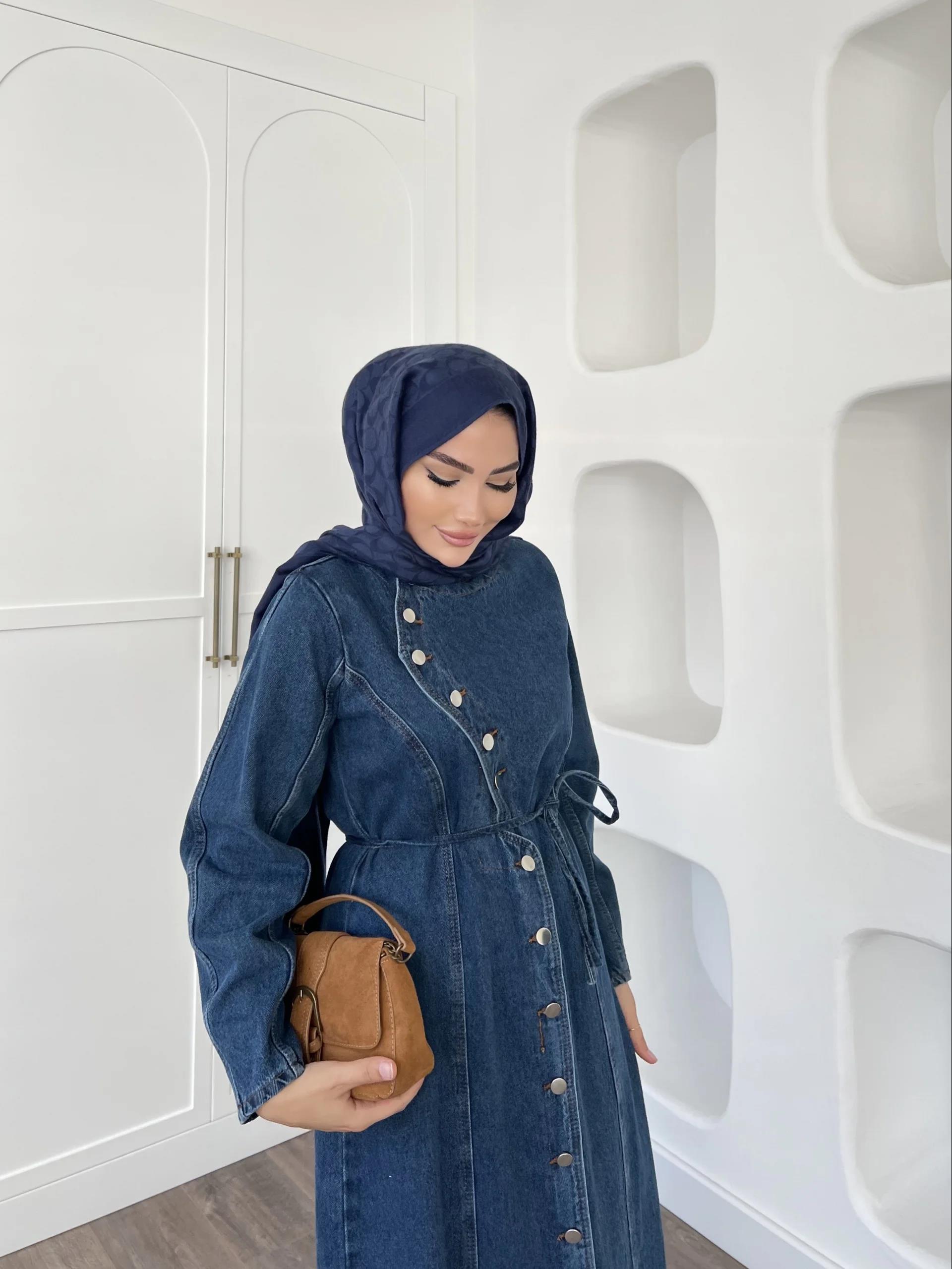 Narla Kot Elbise - Koyu