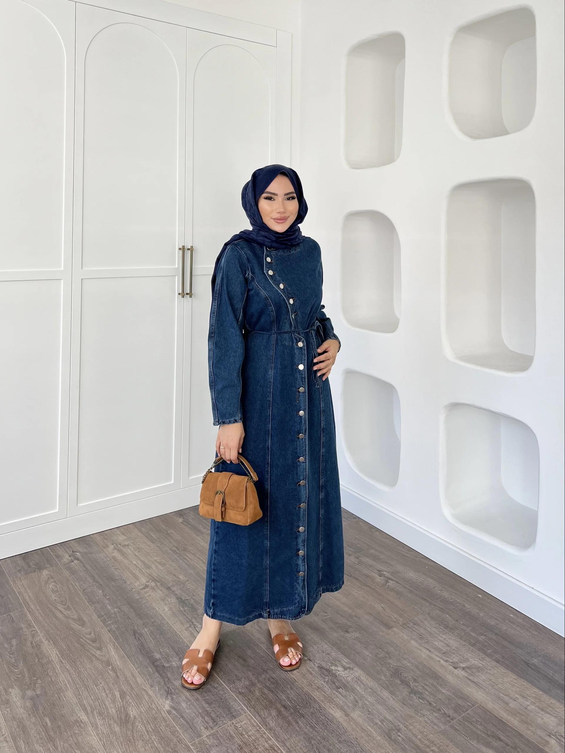 Narla Kot Elbise - Koyu