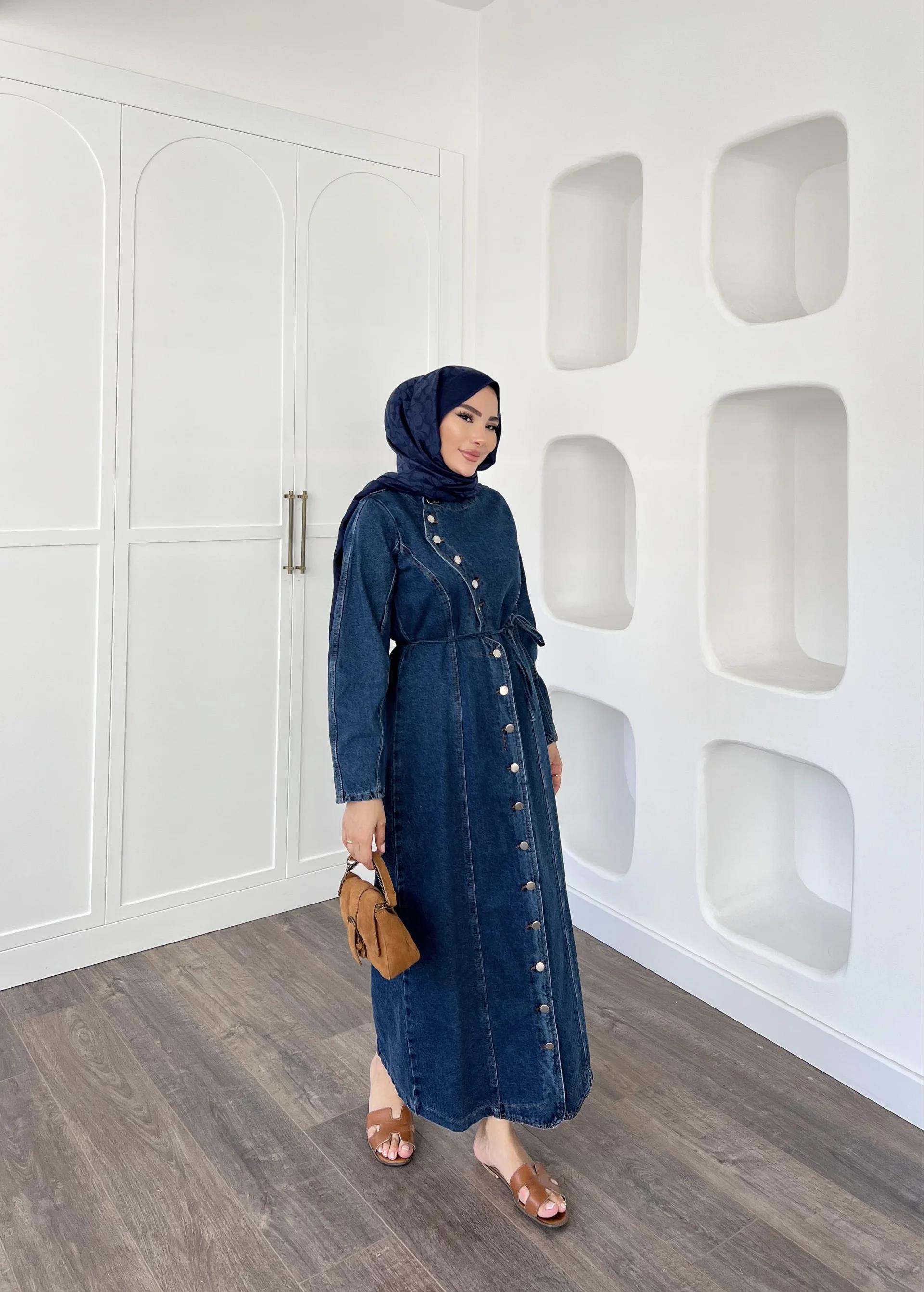 Narla Kot Elbise - Koyu