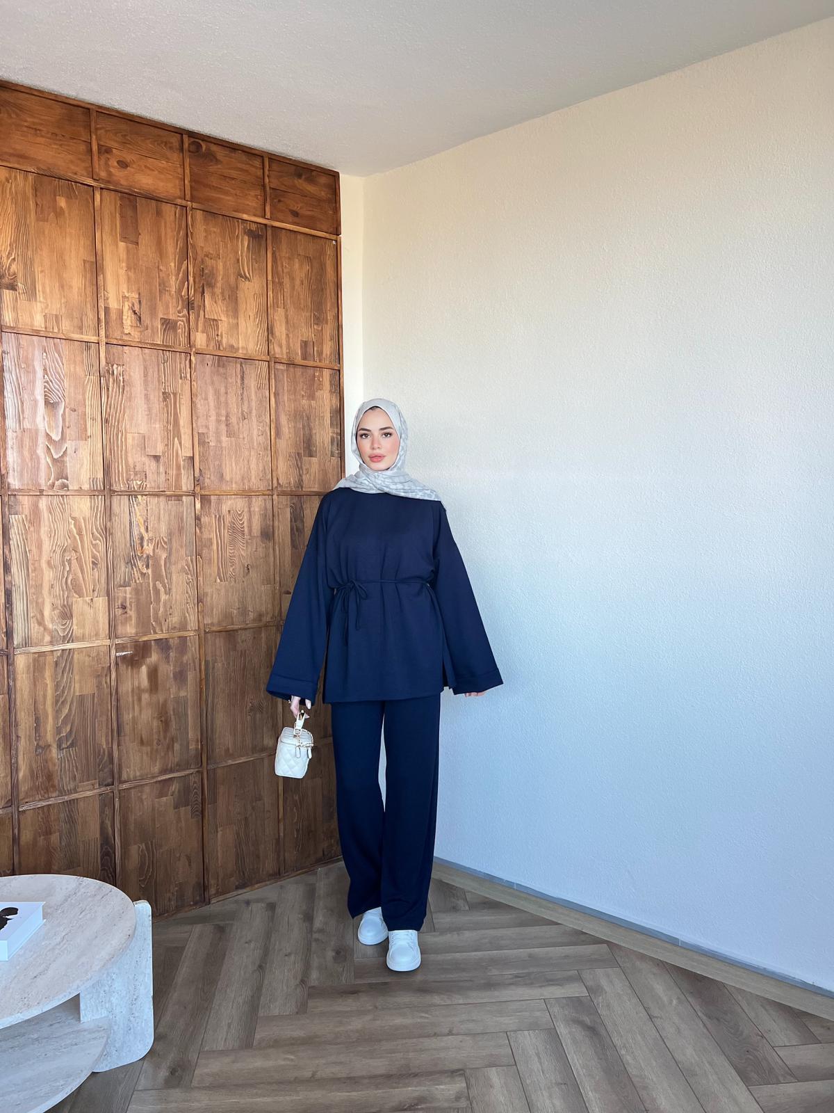 Nessa Bağlamalı Takım Lacivert