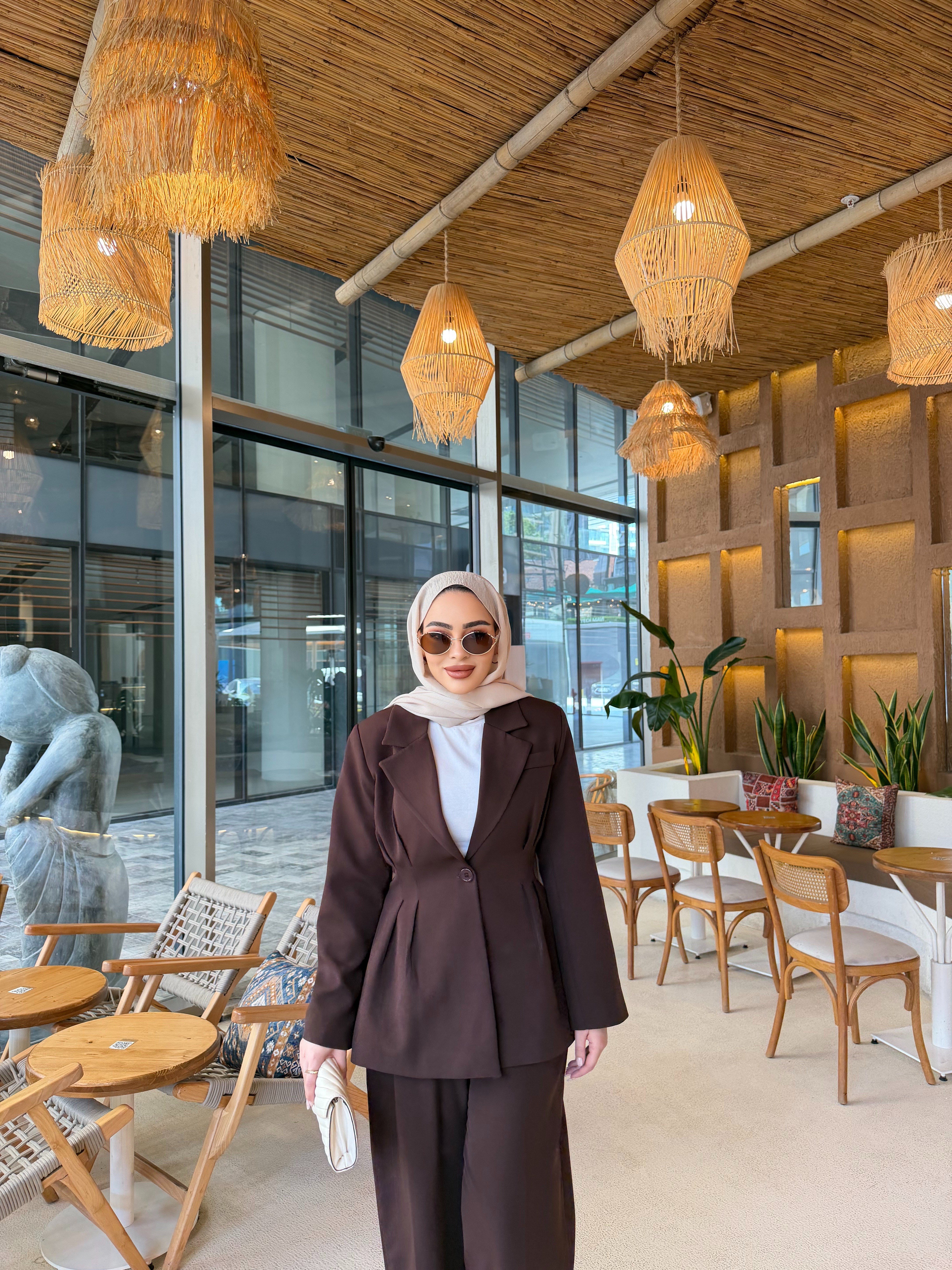 Olla Krep Takım - Kahve