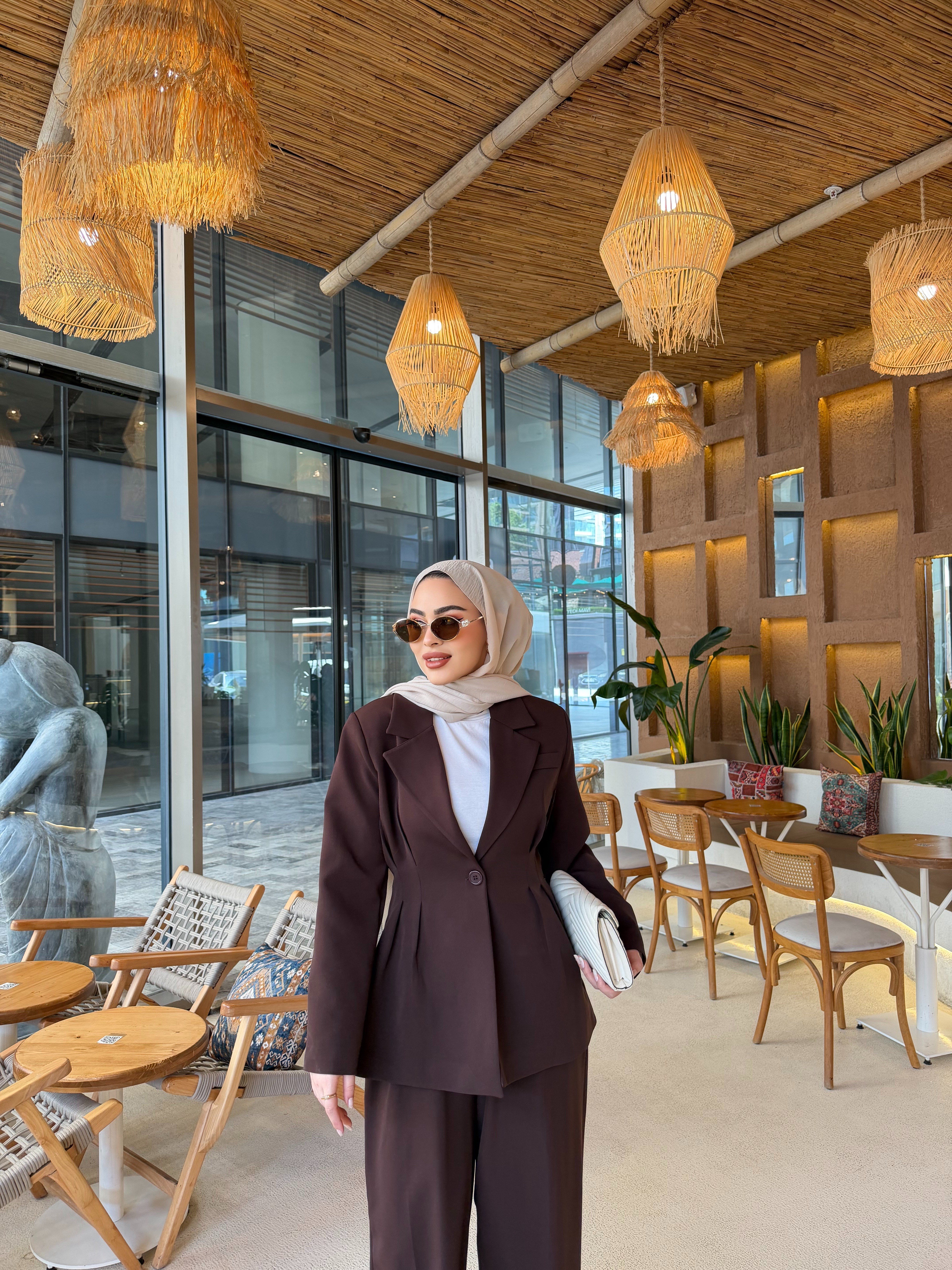 Olla Krep Takım - Kahve