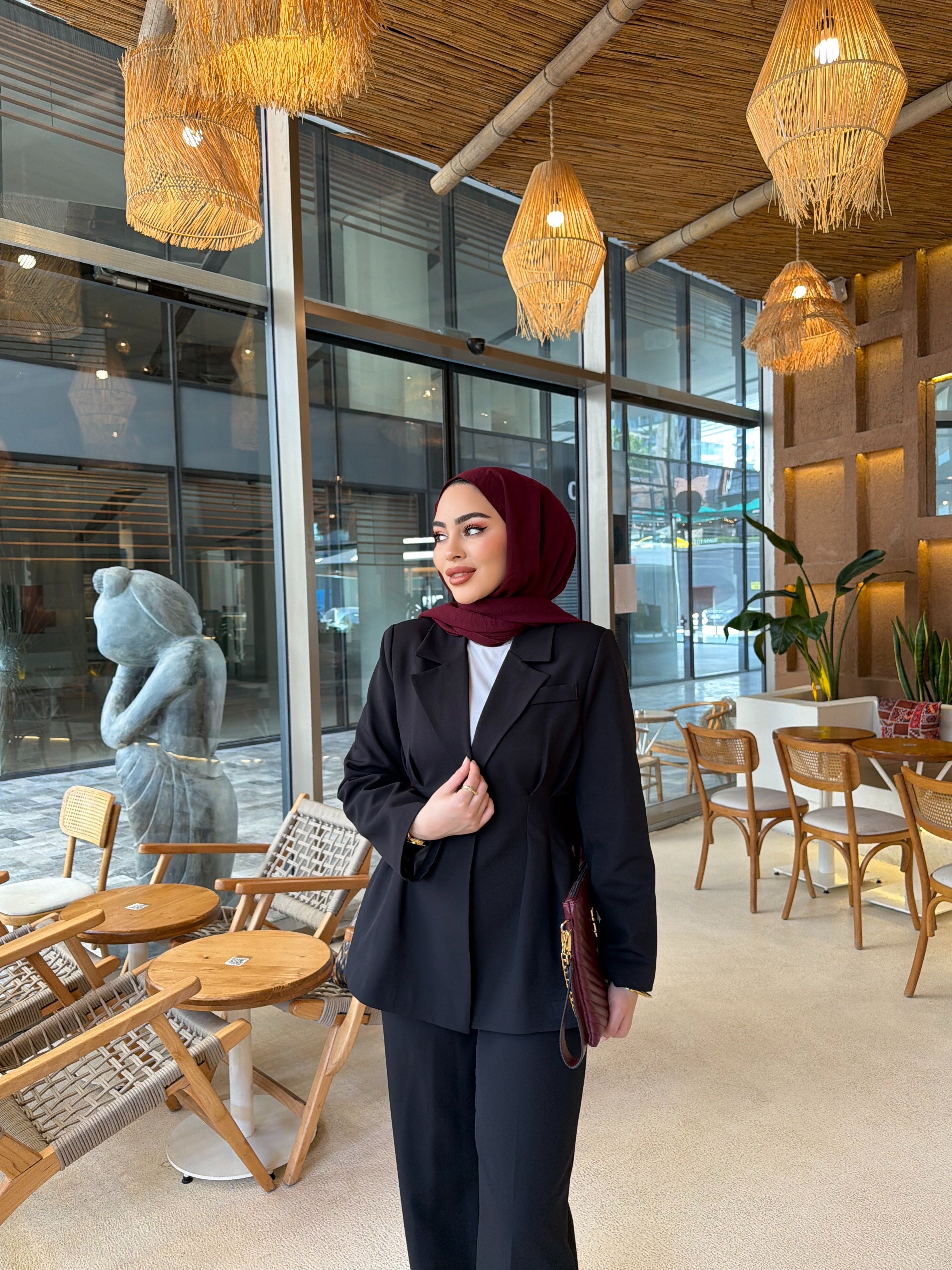Olla Krep Takım - Siyah