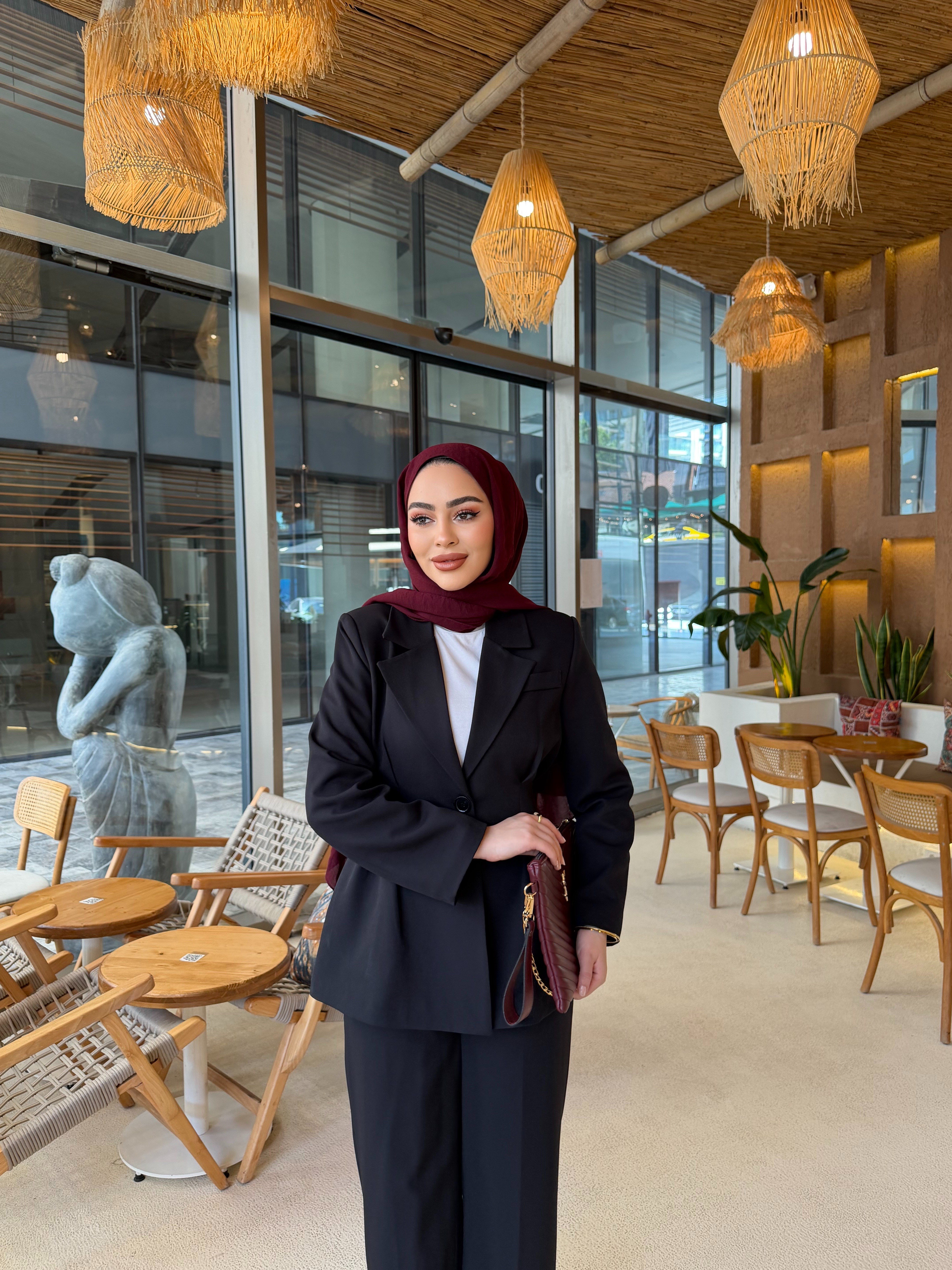Olla Krep Takım - Siyah