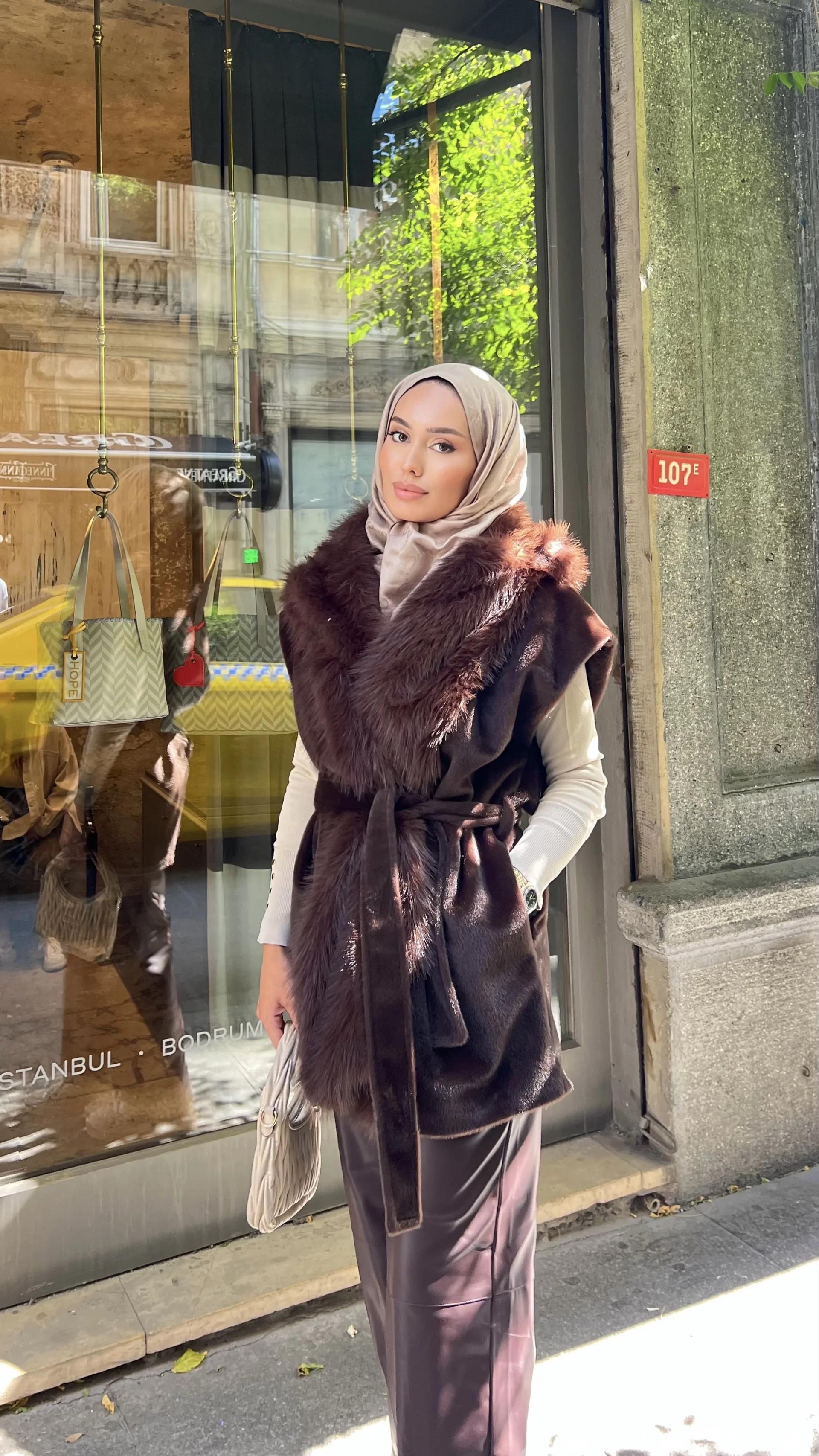 Olla Yelek - Kahve