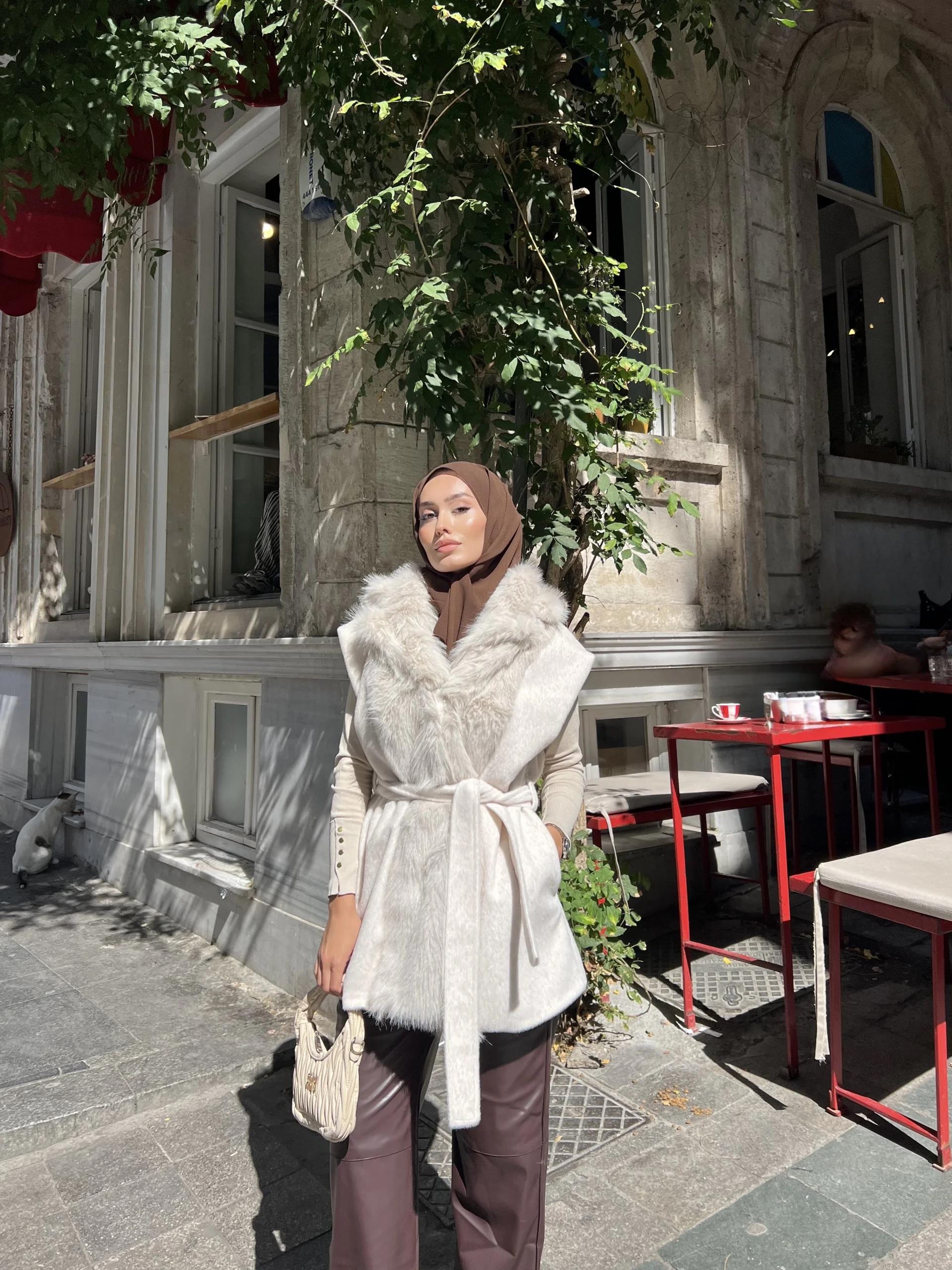 Olla Yelek - Krem