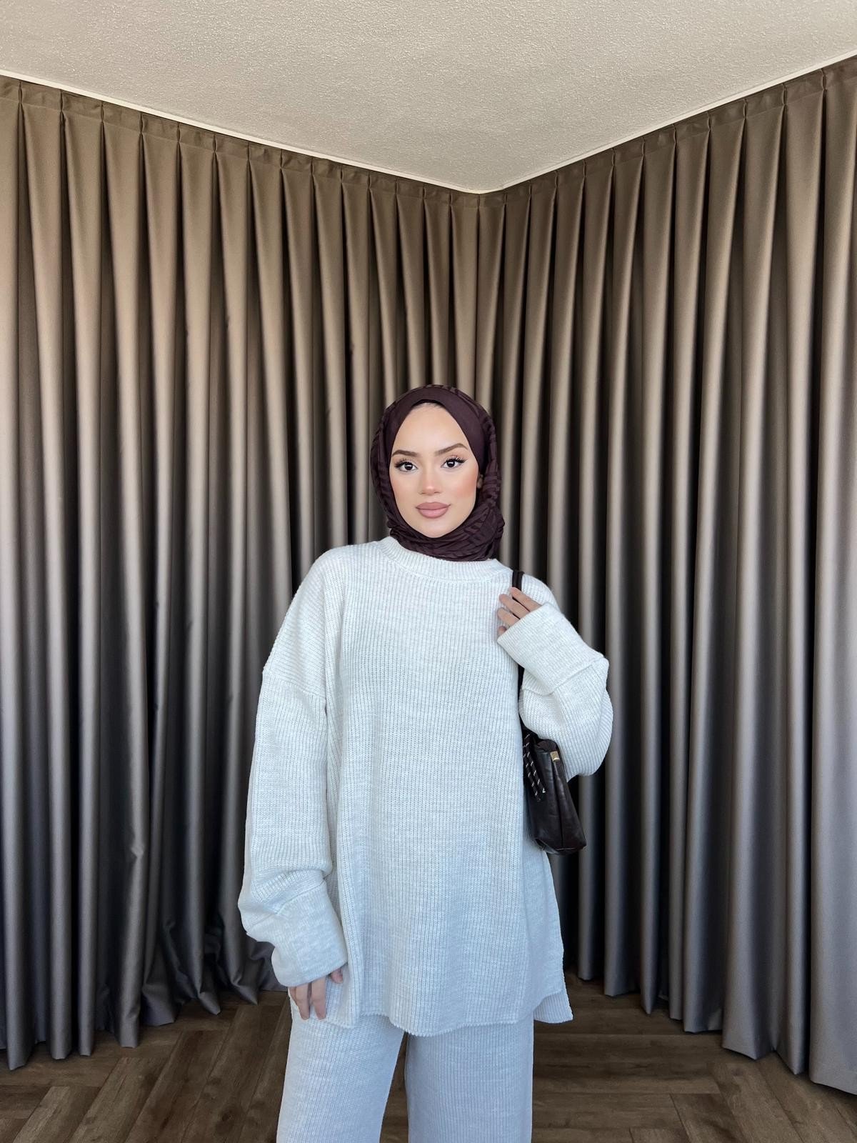 Onna Triko Takım - Bej