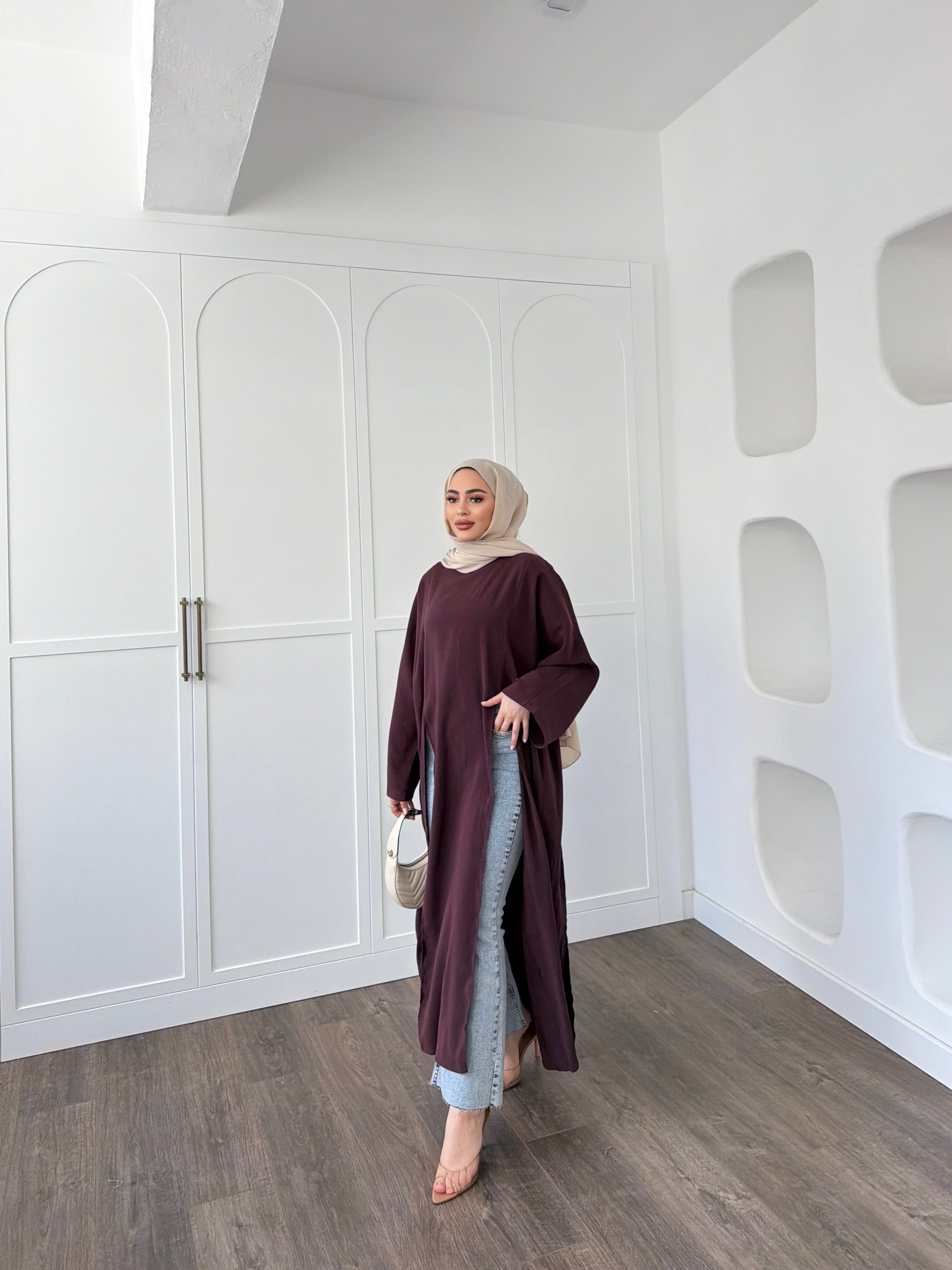 Perli Tunik - Mürdüm