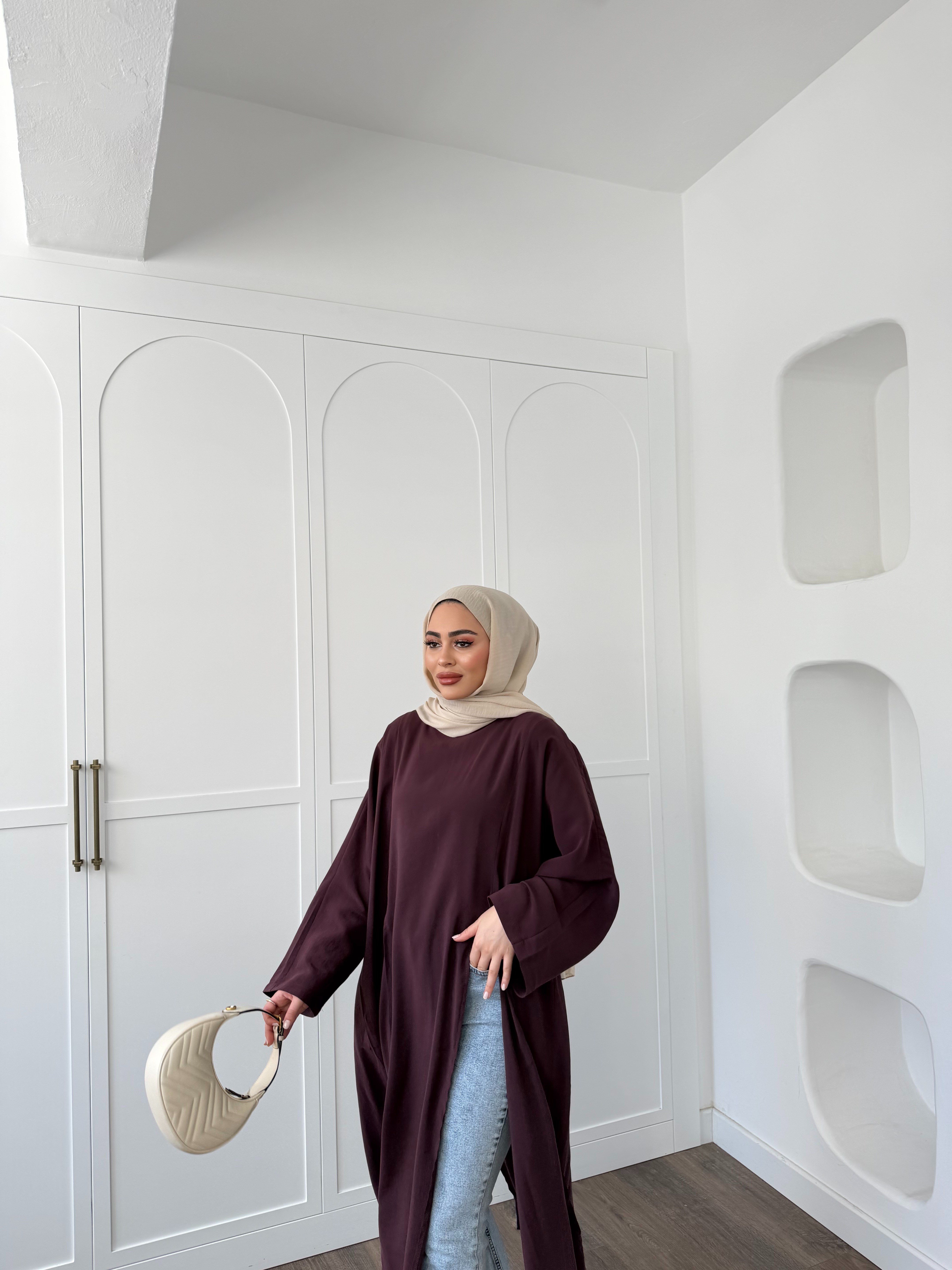 Perli Tunik - Mürdüm