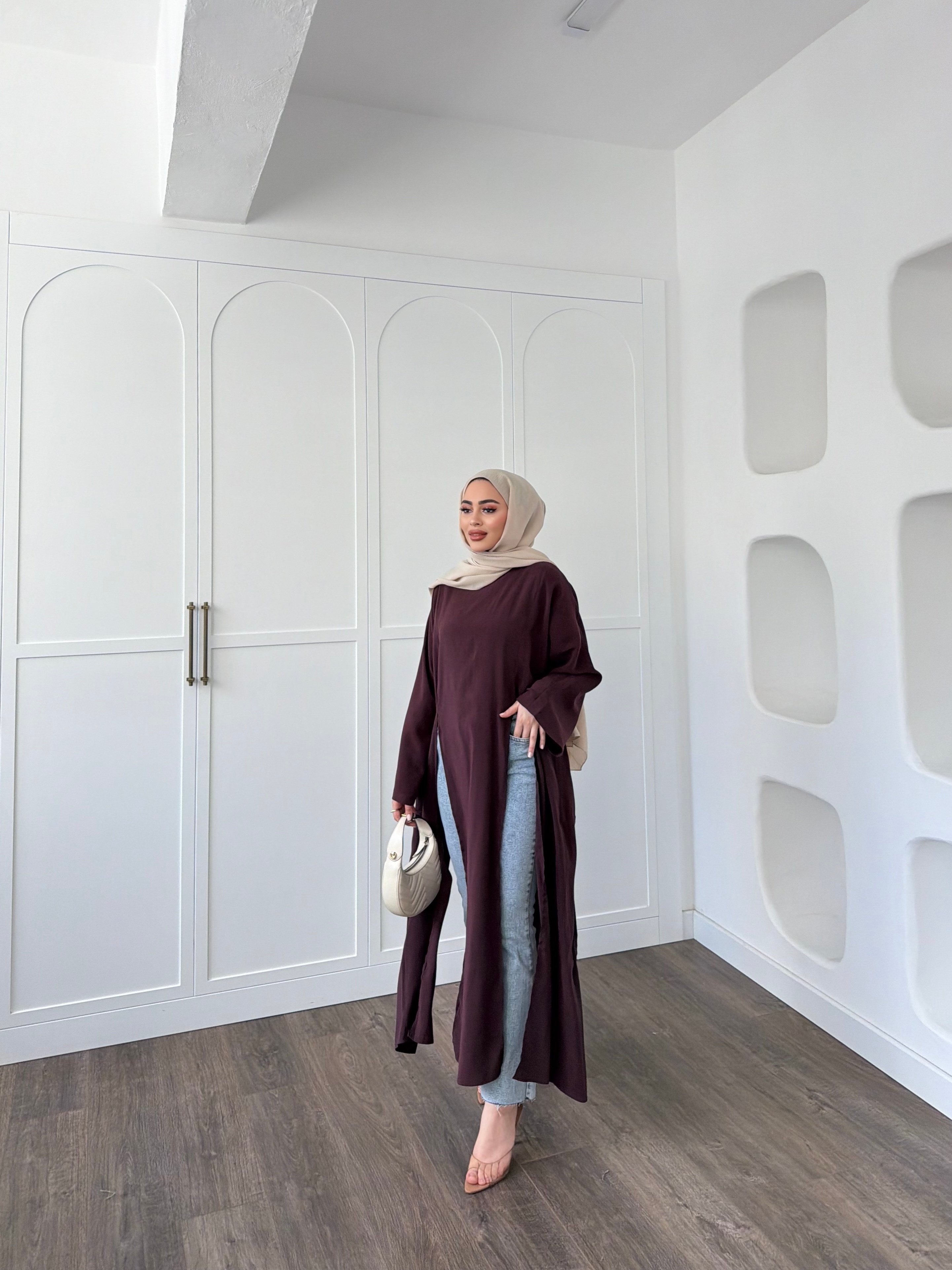 Perli Tunik - Mürdüm