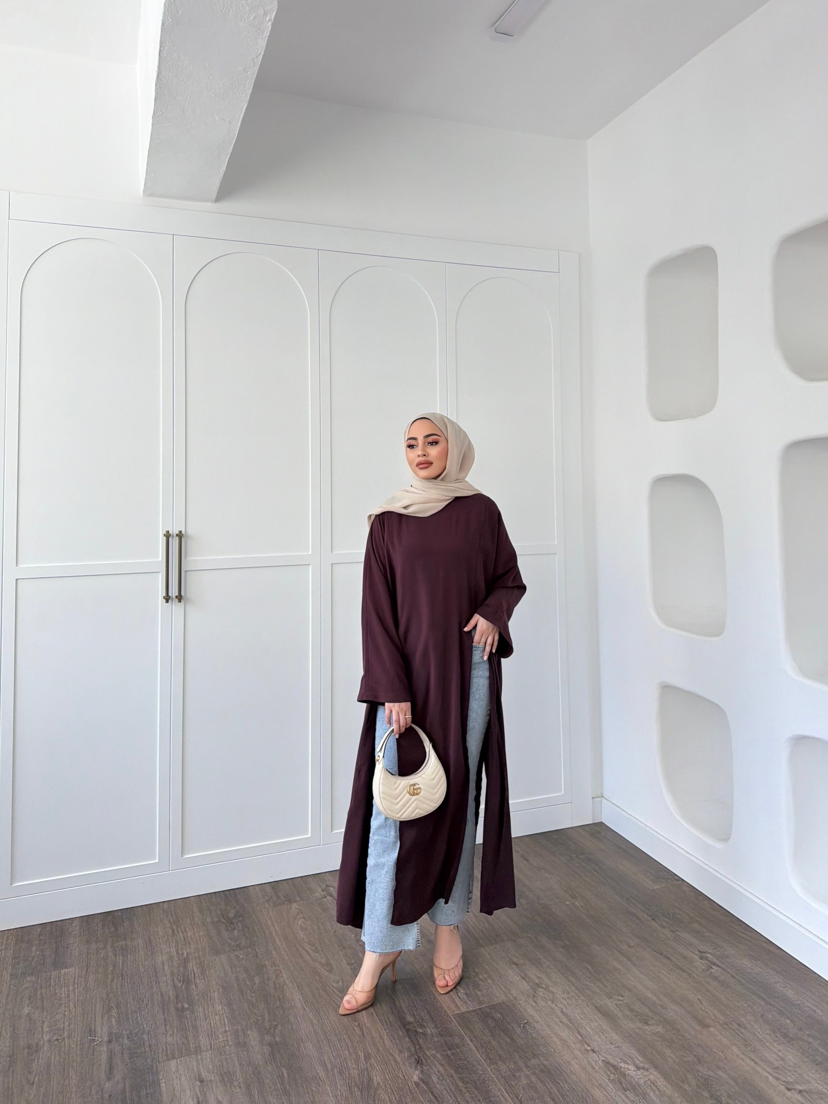 Perli Tunik - Mürdüm