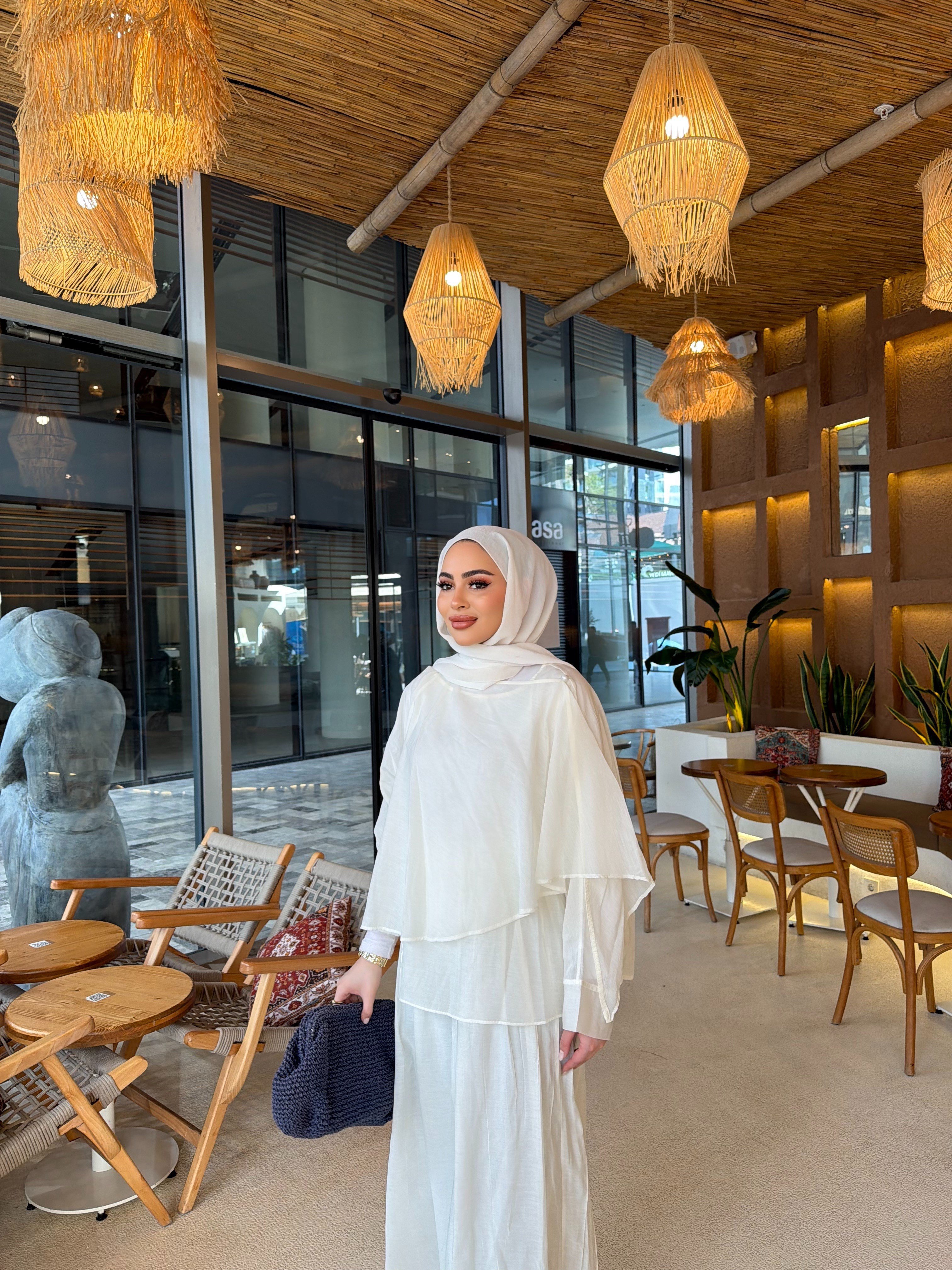 Quffala Takım - Beyaz
