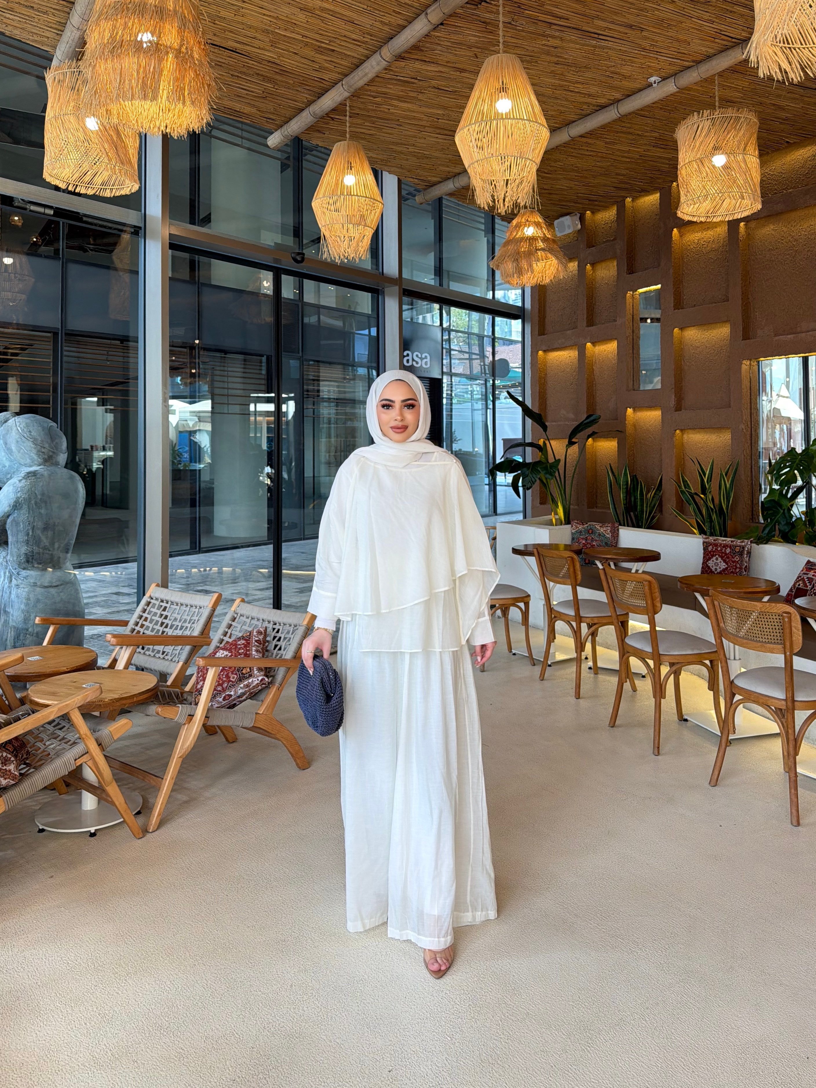 Quffala Takım - Beyaz