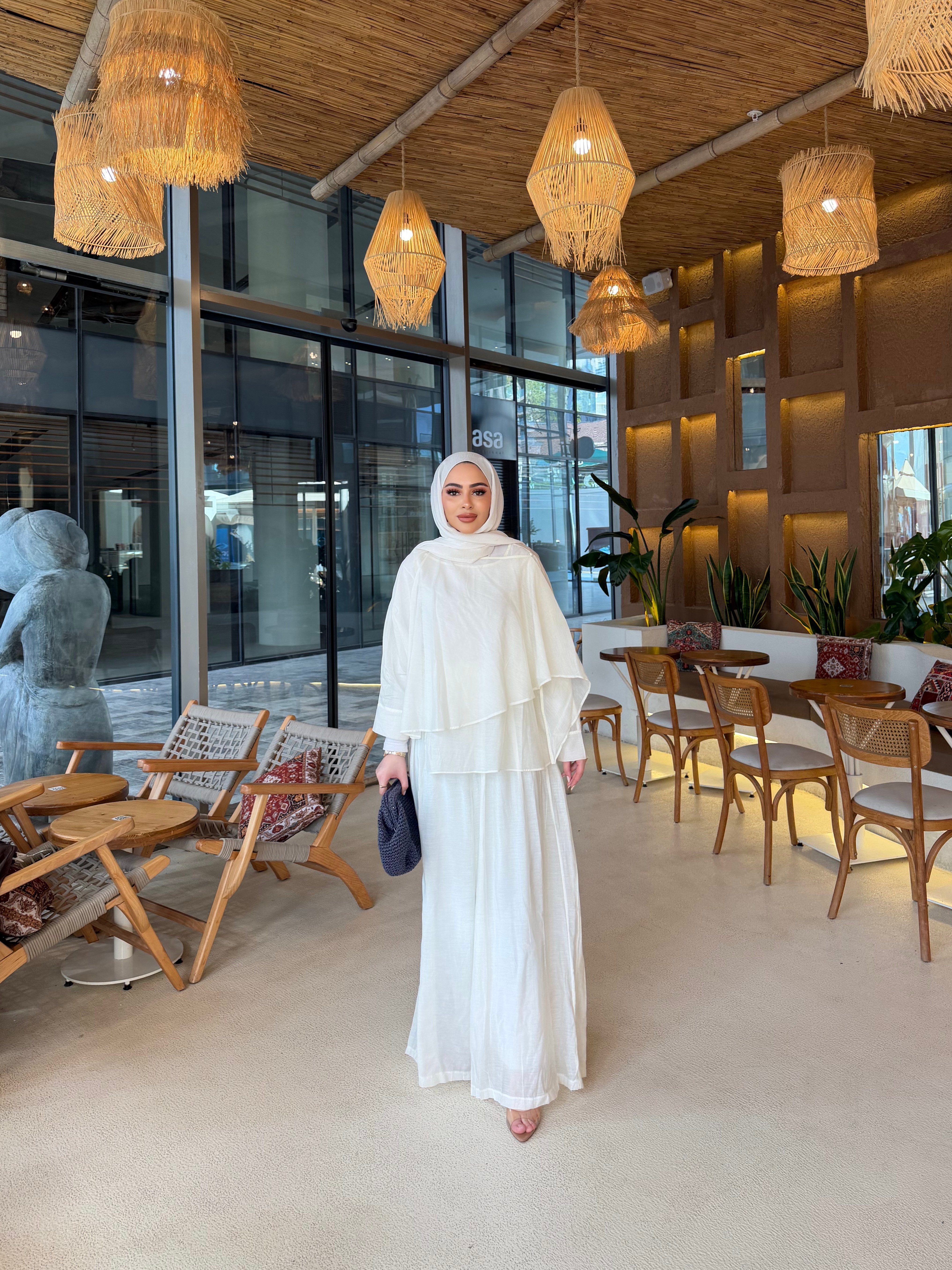Quffala Takım - Beyaz
