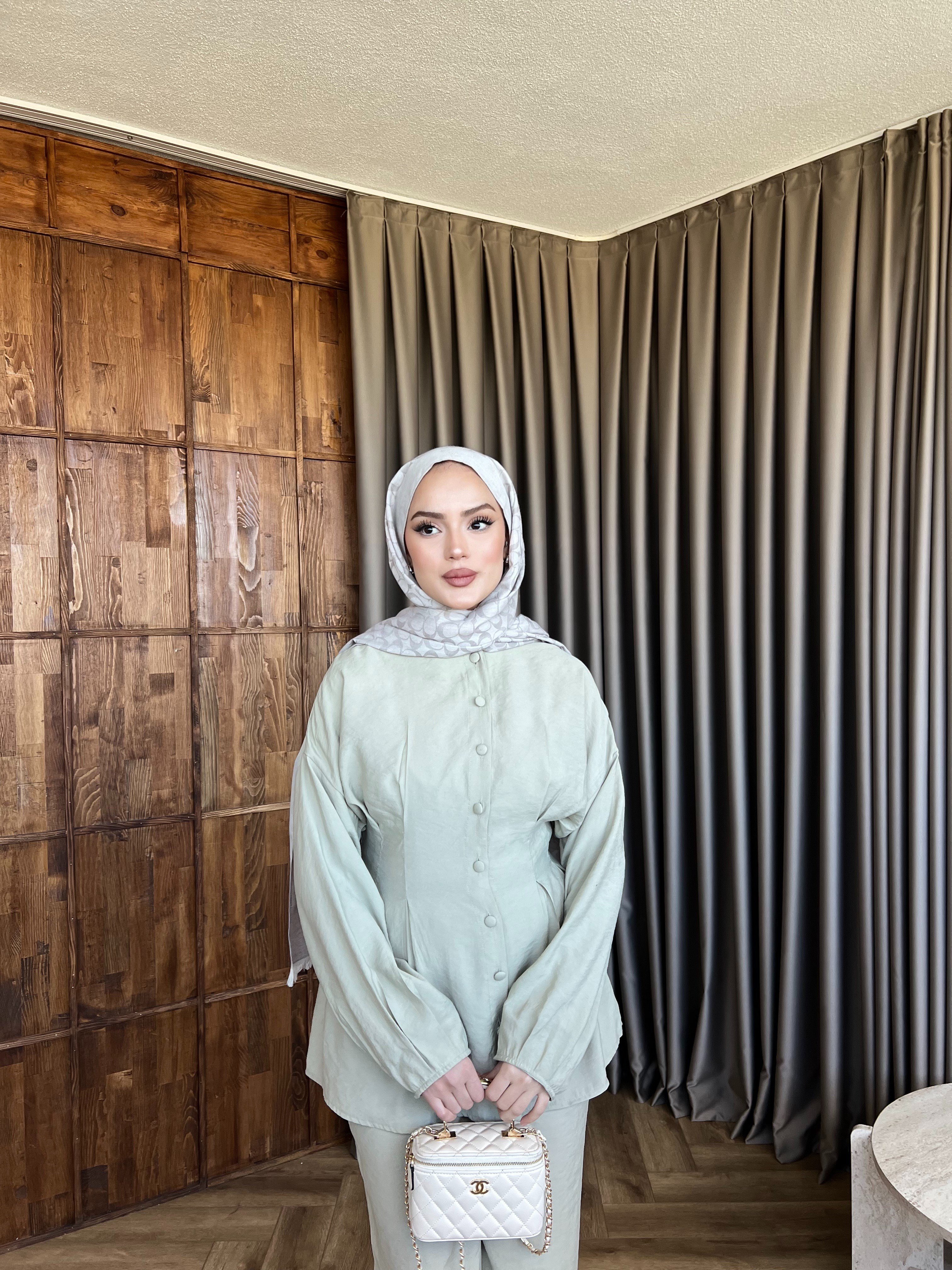 Rams Düğmeli Takım - Bej