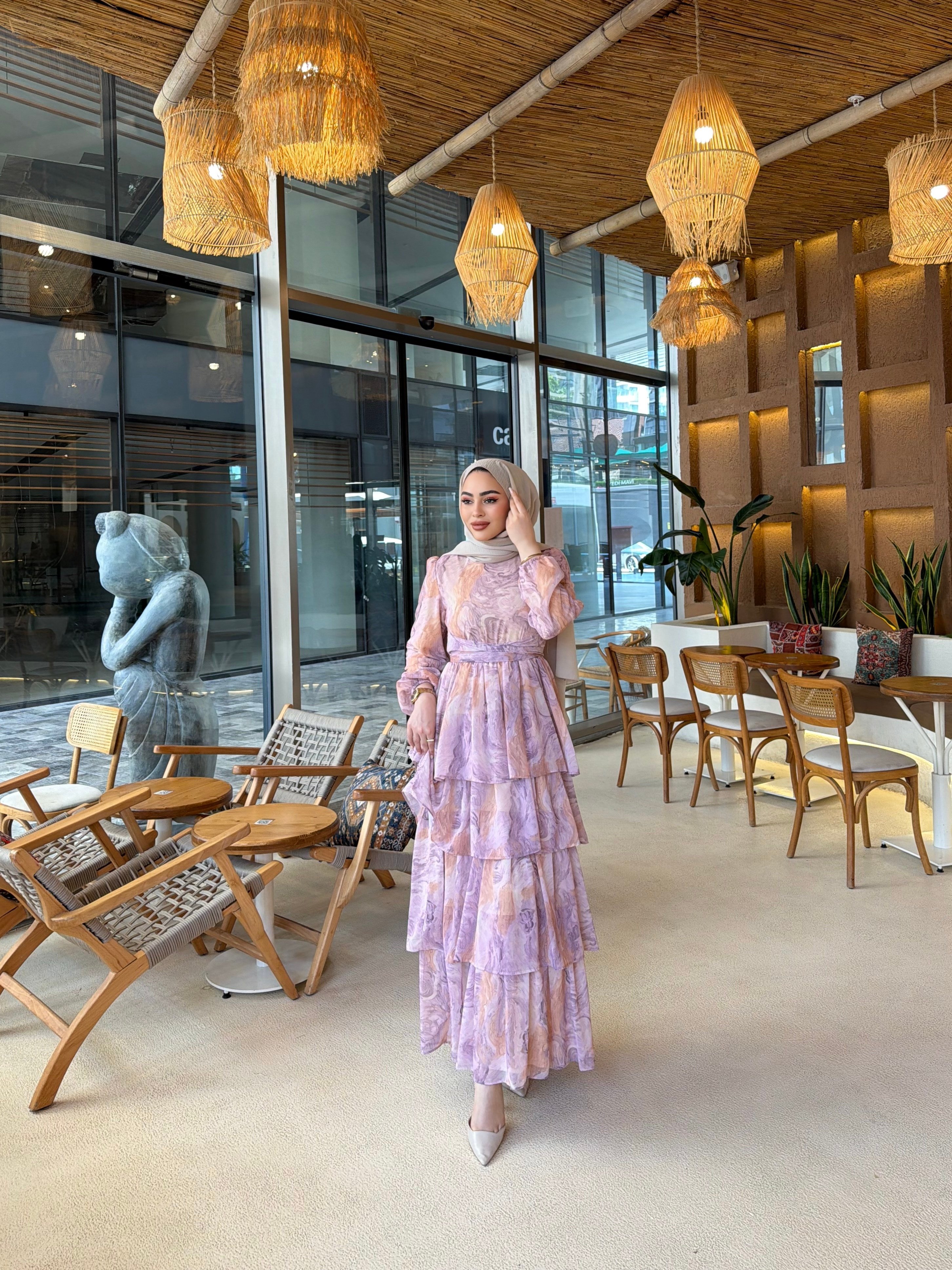 Reels Bel Bağlamalı Elbise - Pembe