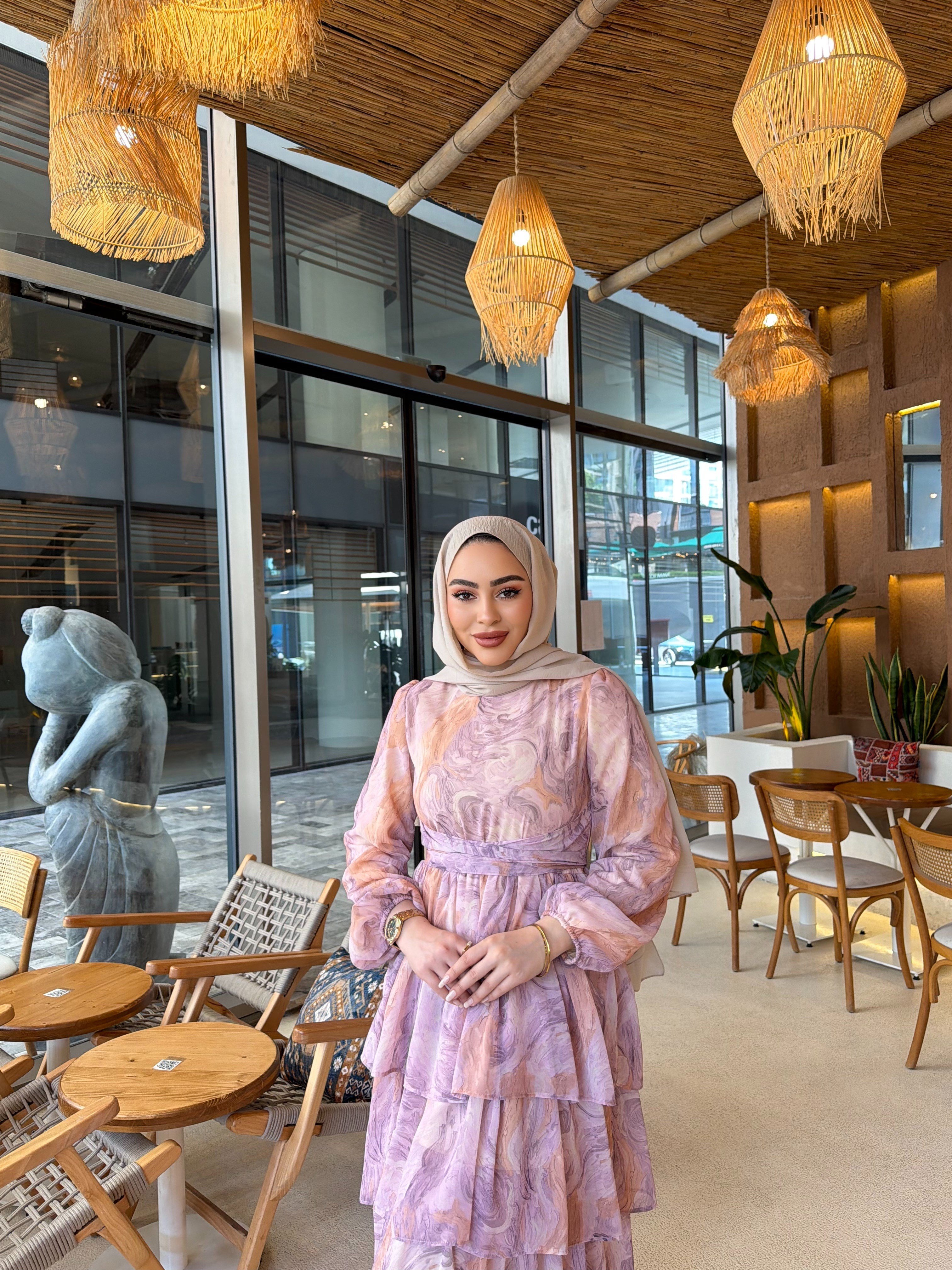 Reels Bel Bağlamalı Elbise - Pembe