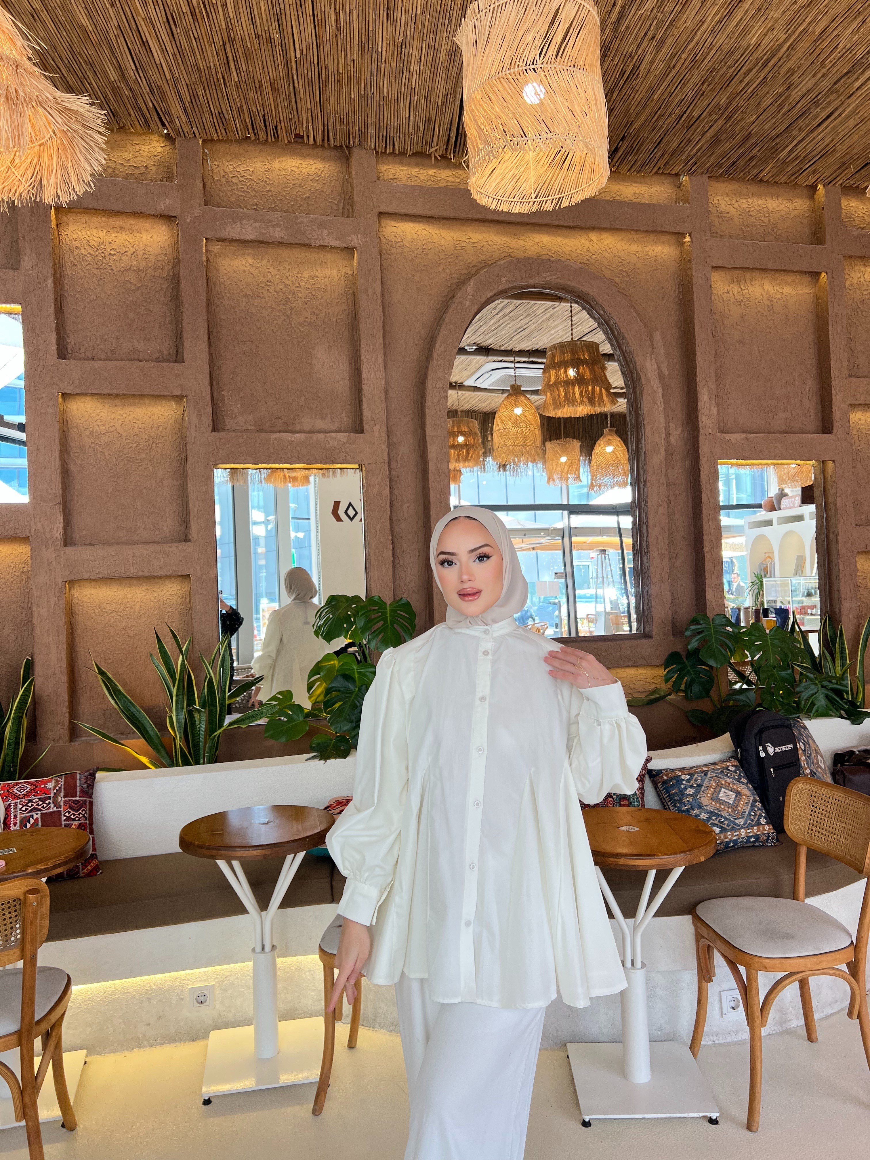 Selenay Gömlek - Beyaz