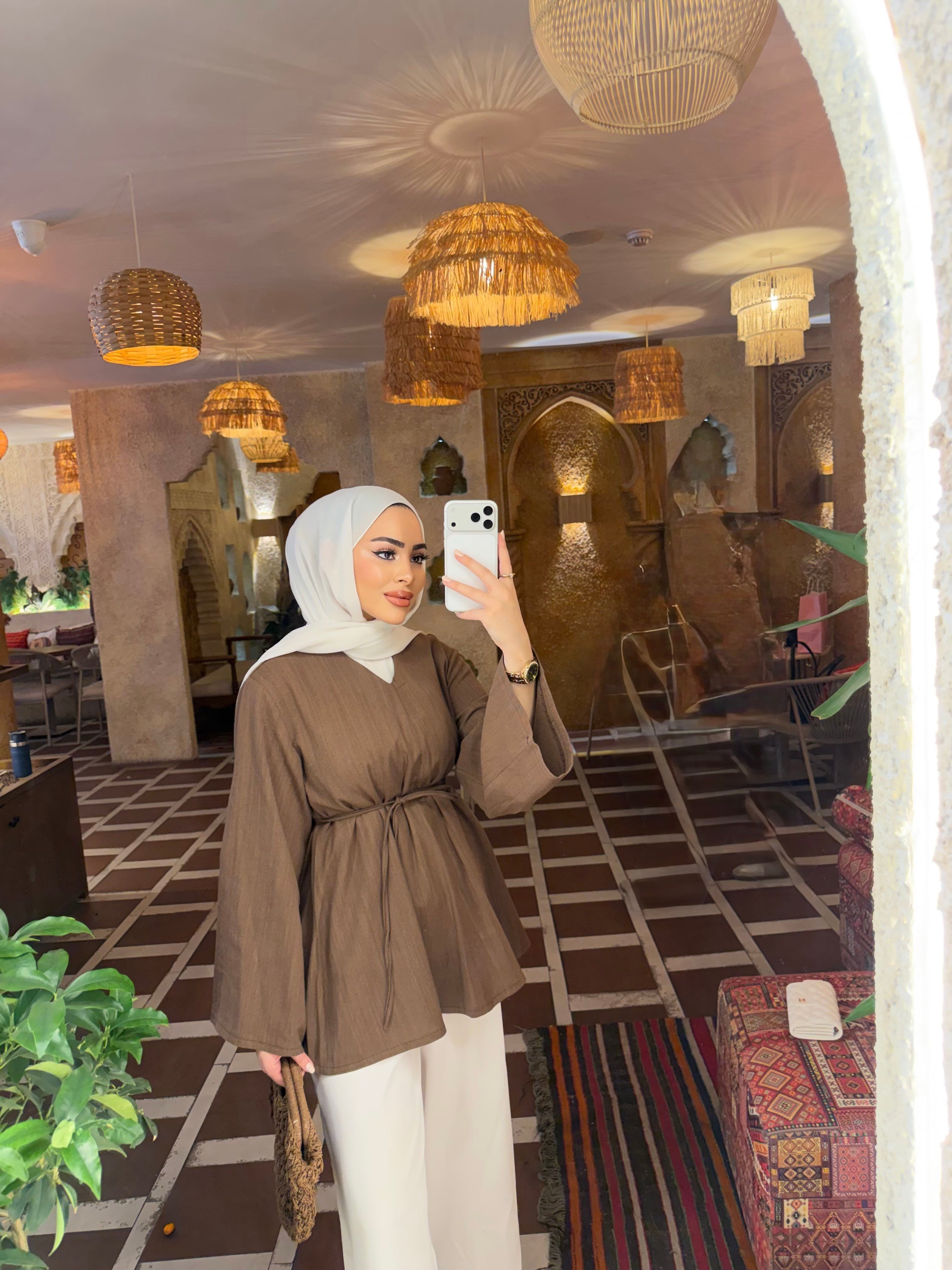 Selenay Gömlek - Kahve