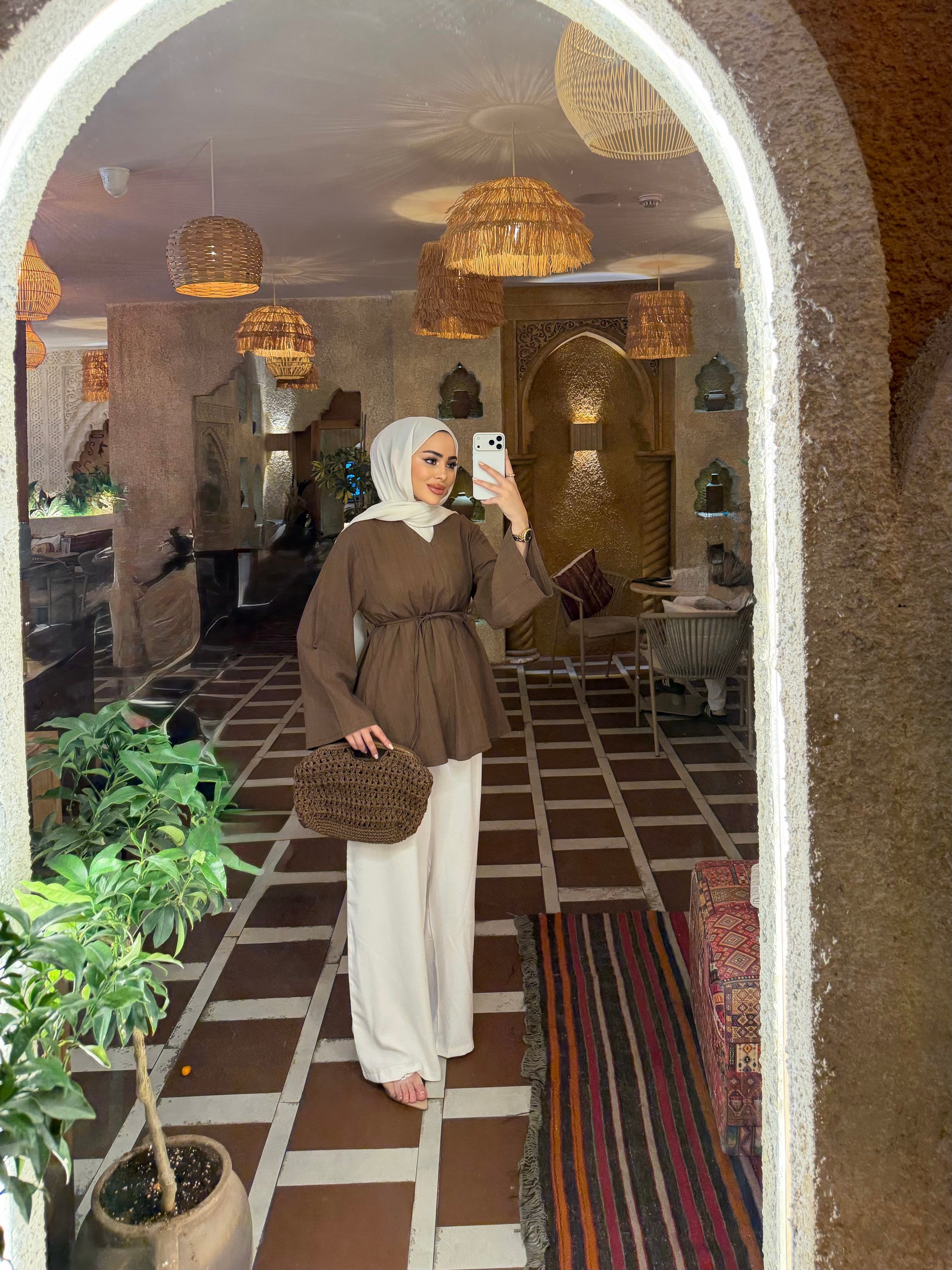 Selenay Gömlek - Kahve