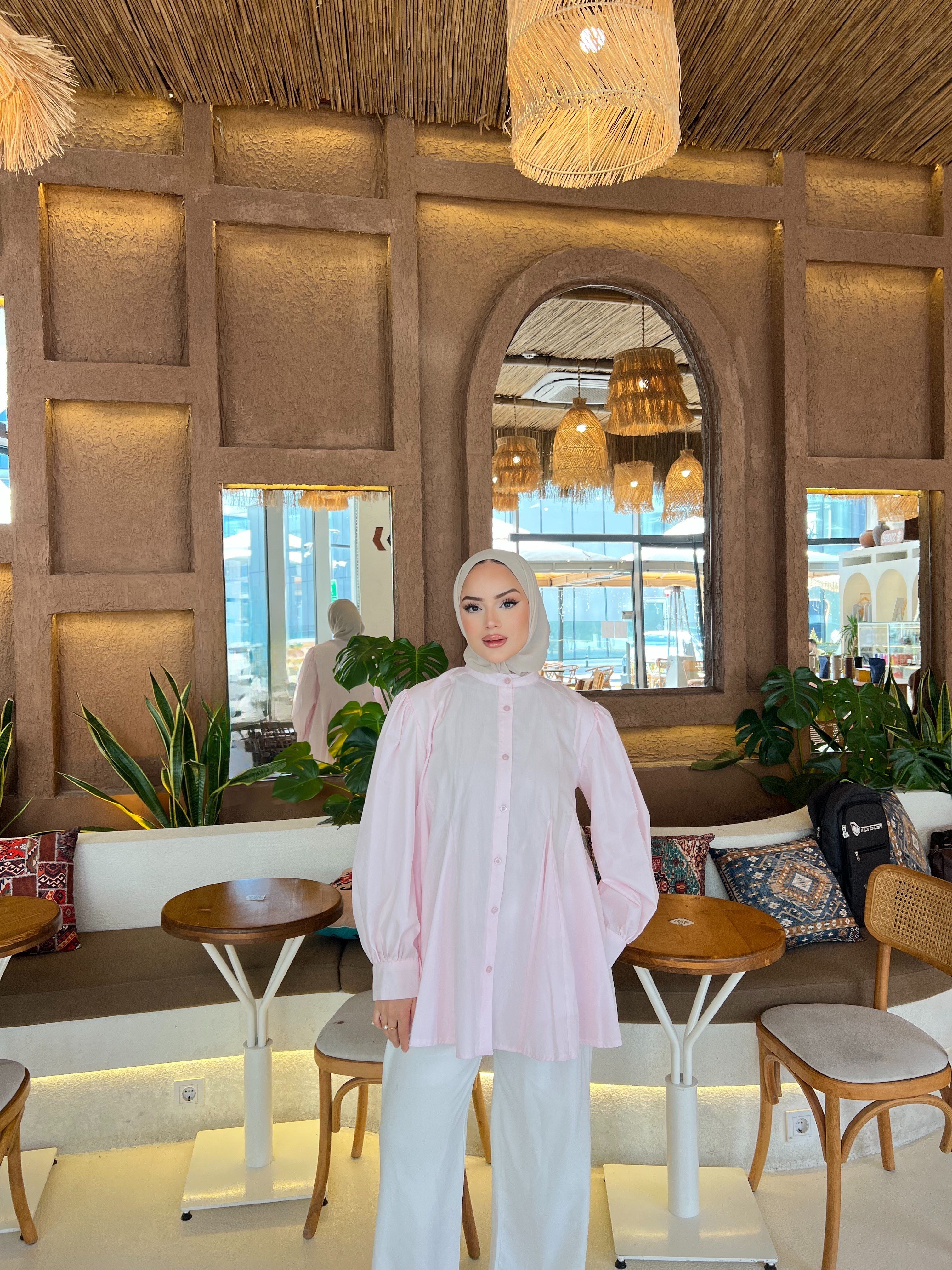 Selenay Gömlek - Pembe