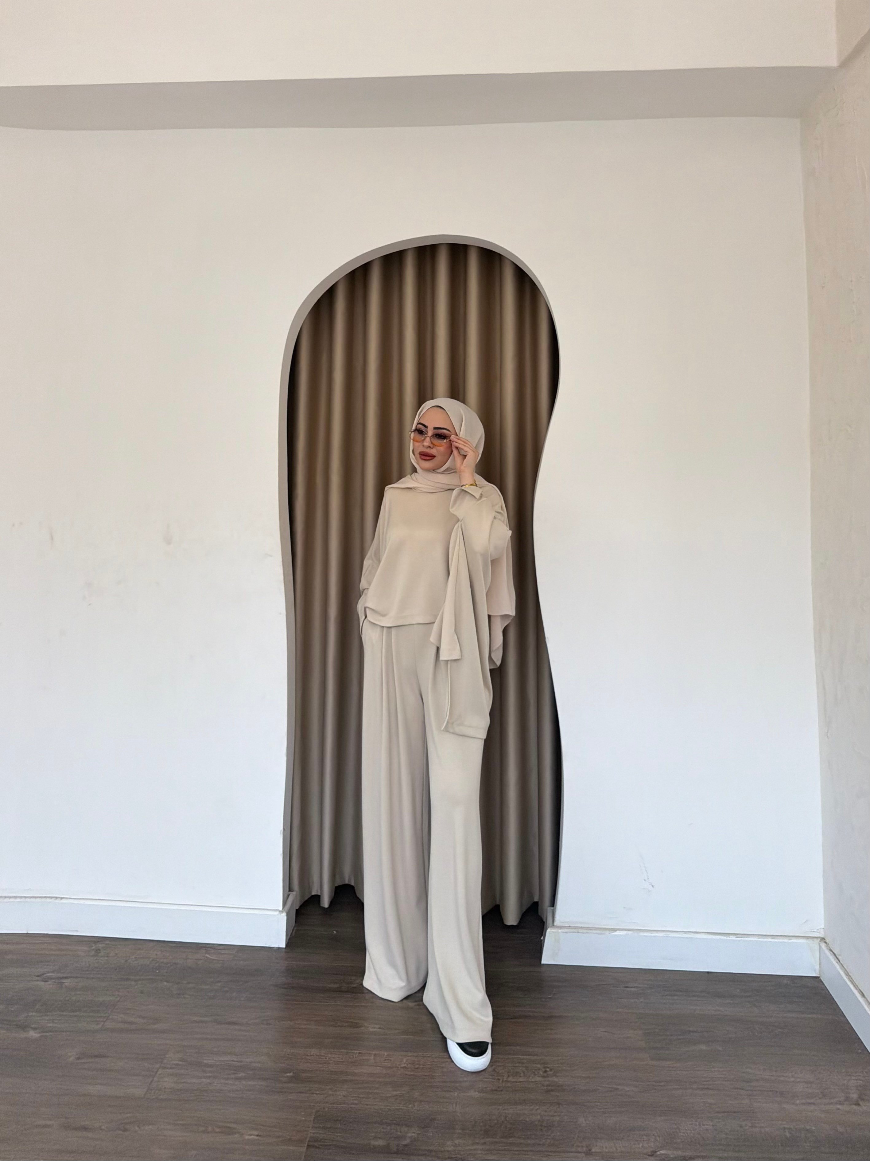 Senmi Oysh Takım - Bej