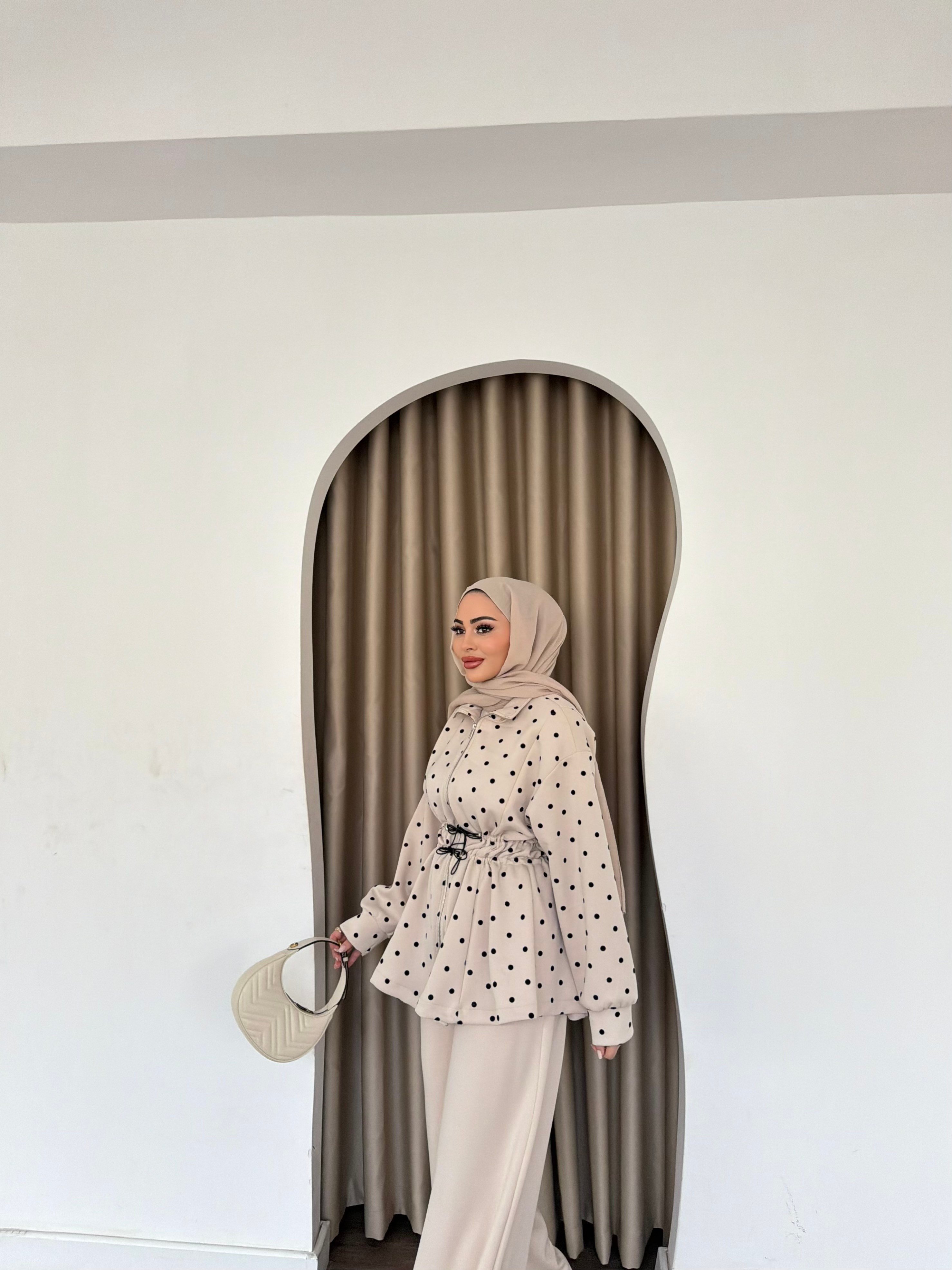 Sevin Puantiye Takım - Bej
