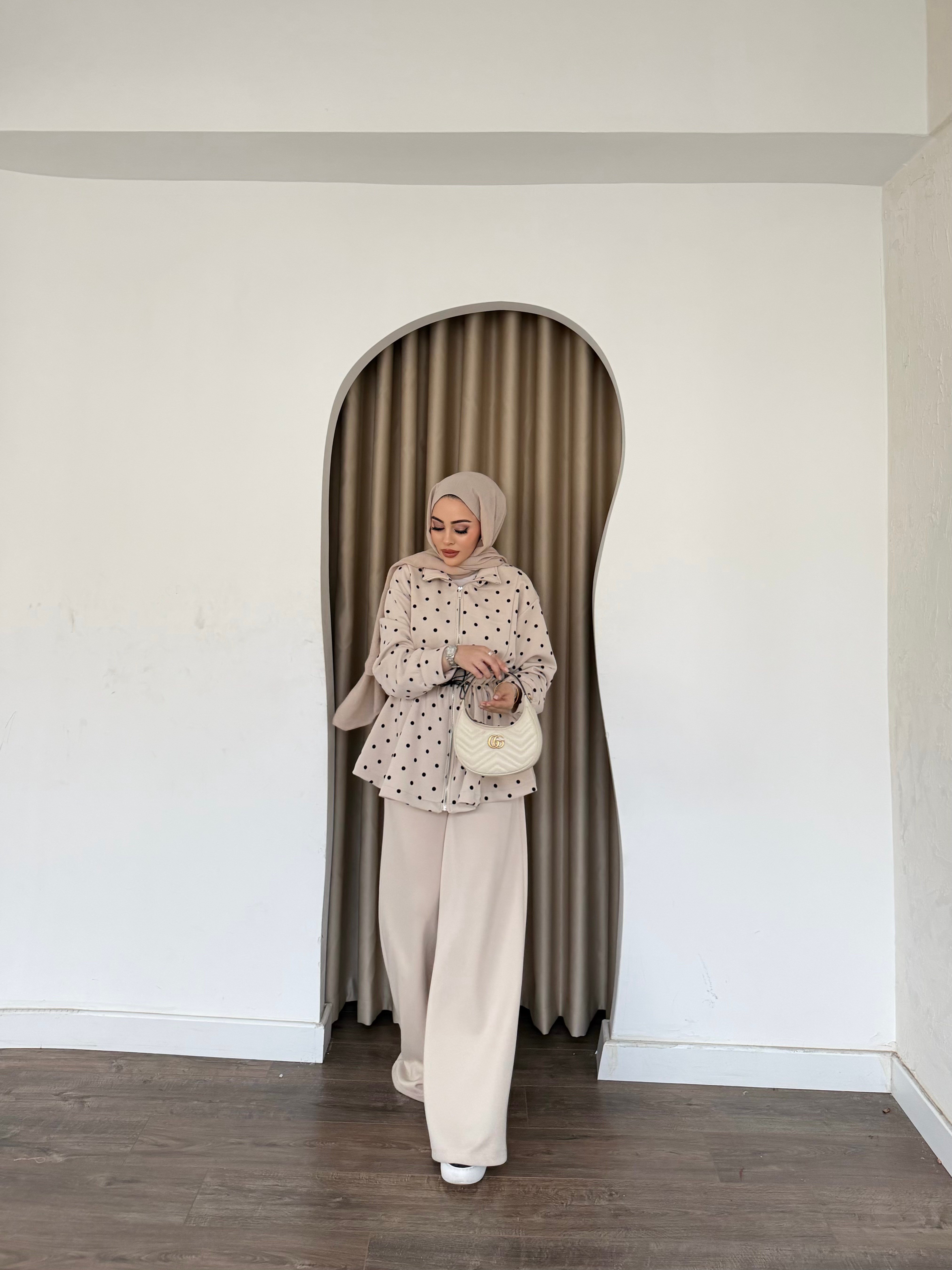 Sevin Puantiye Takım - Bej