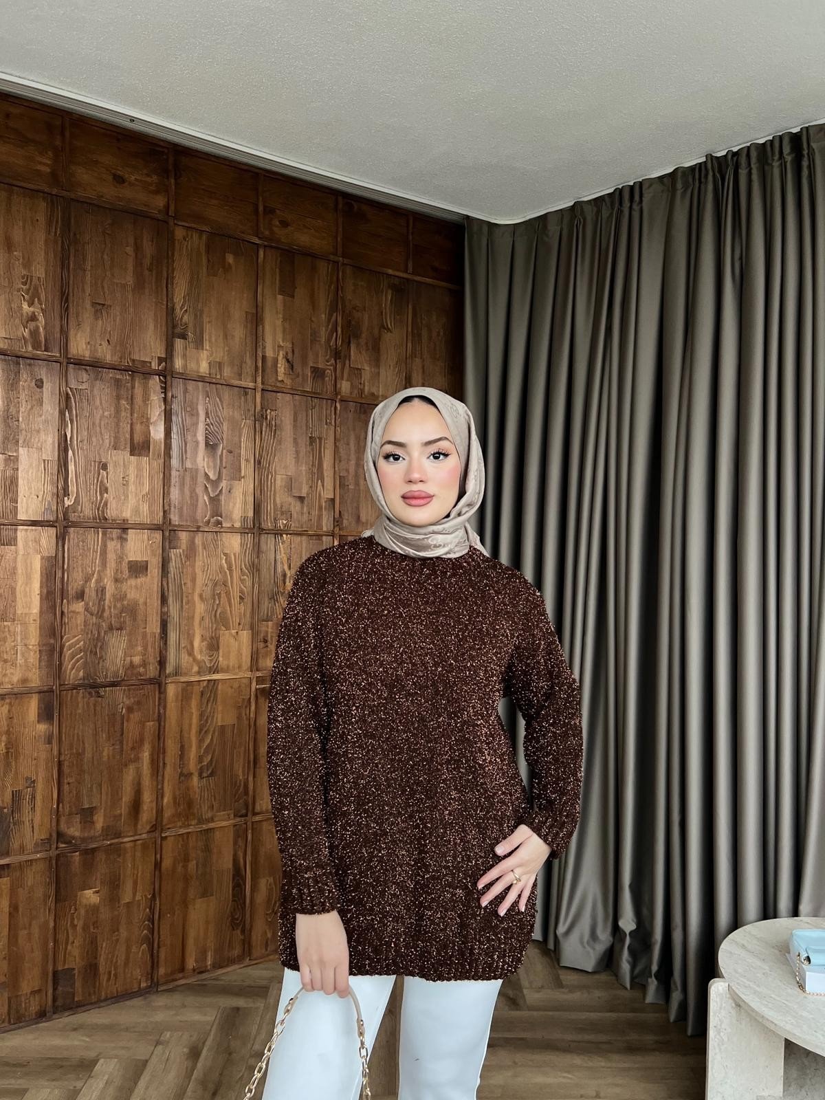 Simli Kazak  - Kahverengi