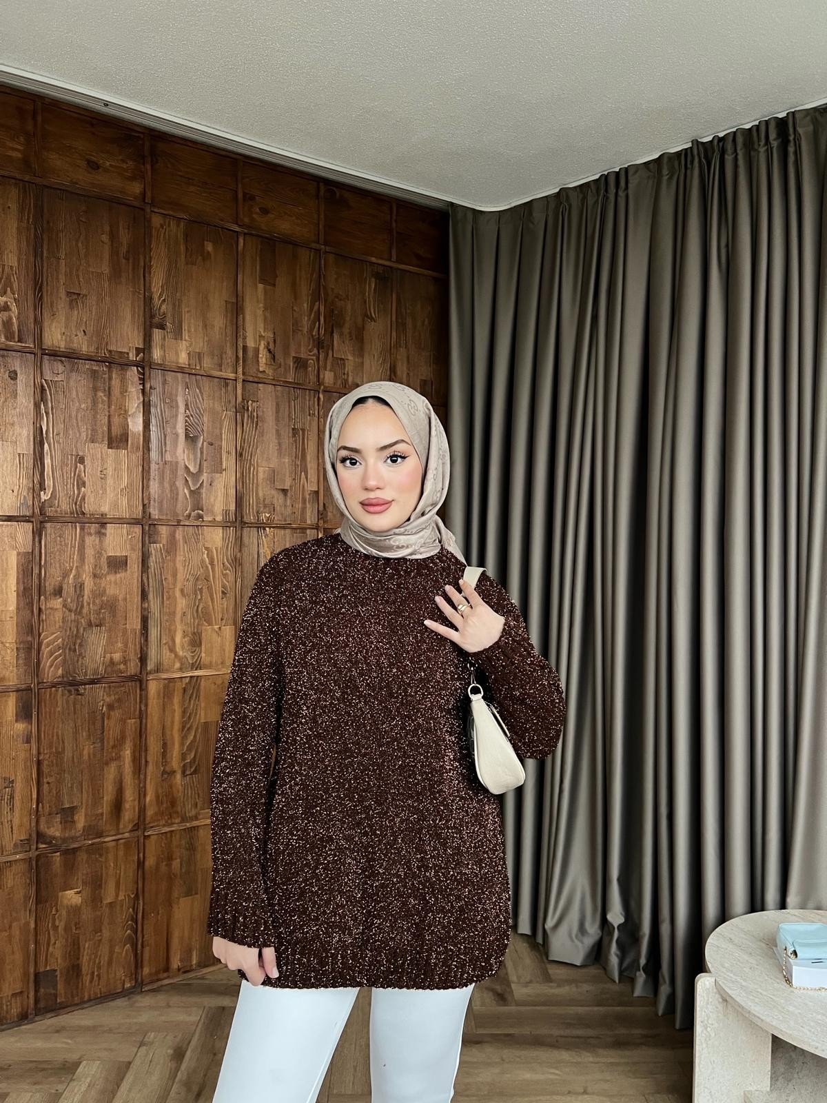 Simli Kazak  - Kahverengi