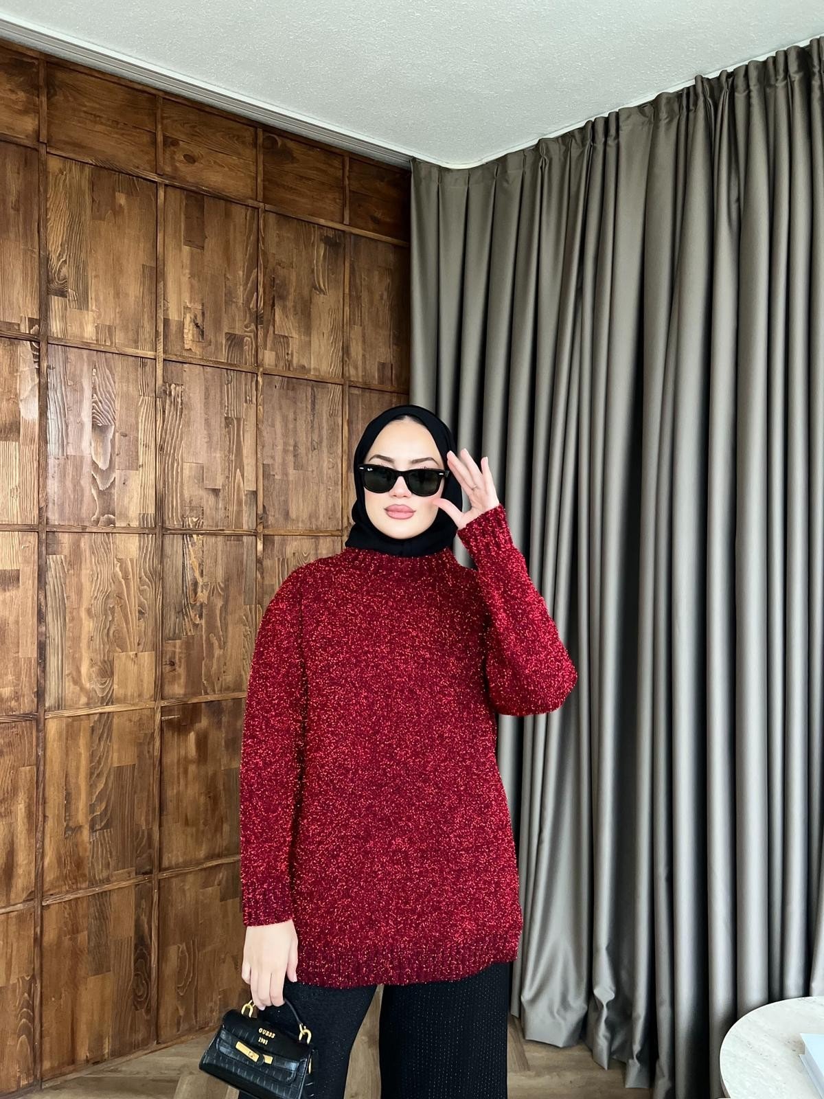 Simli Kazak - Kırmızı