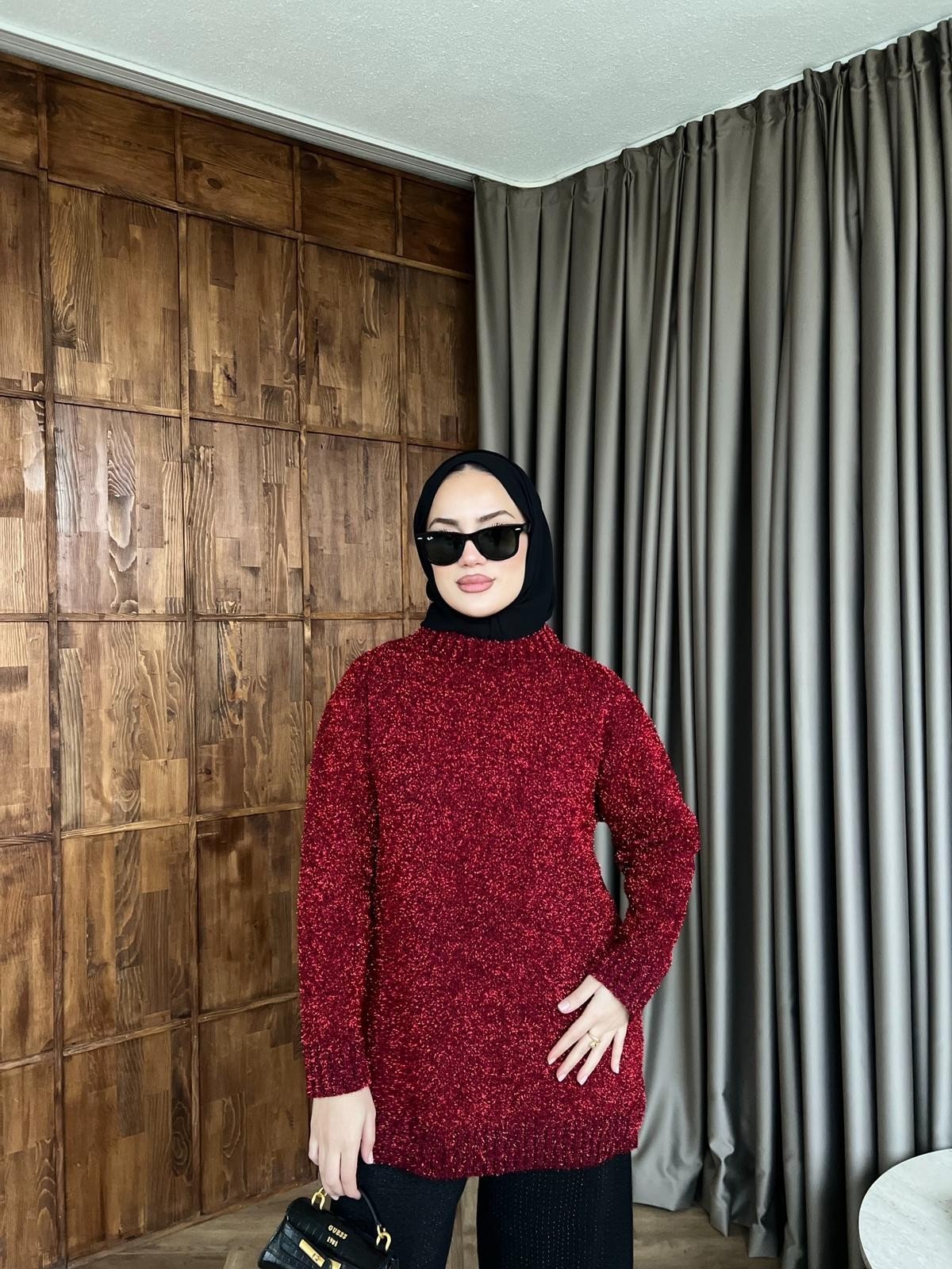 Simli Kazak - Kırmızı