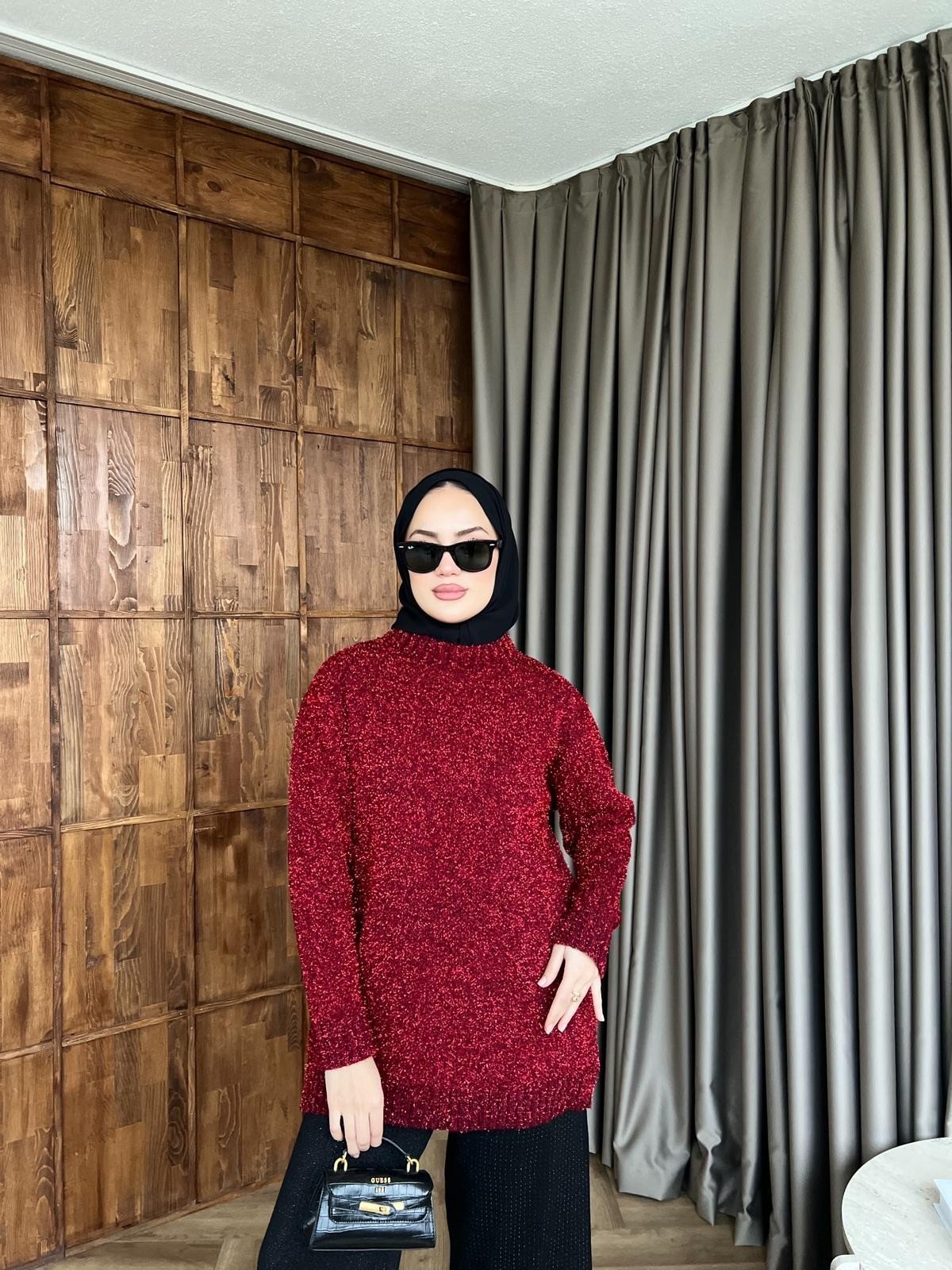 Simli Kazak - Kırmızı