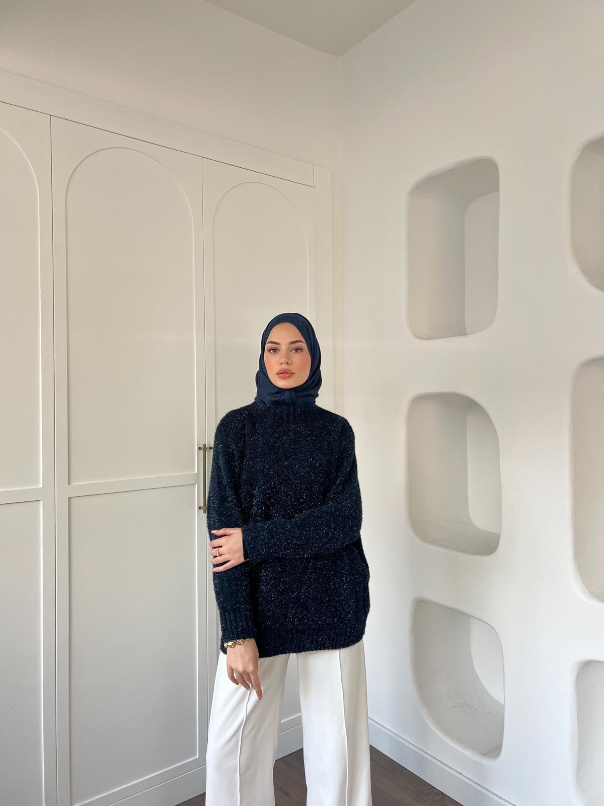 Simli Kazak Lacivert 