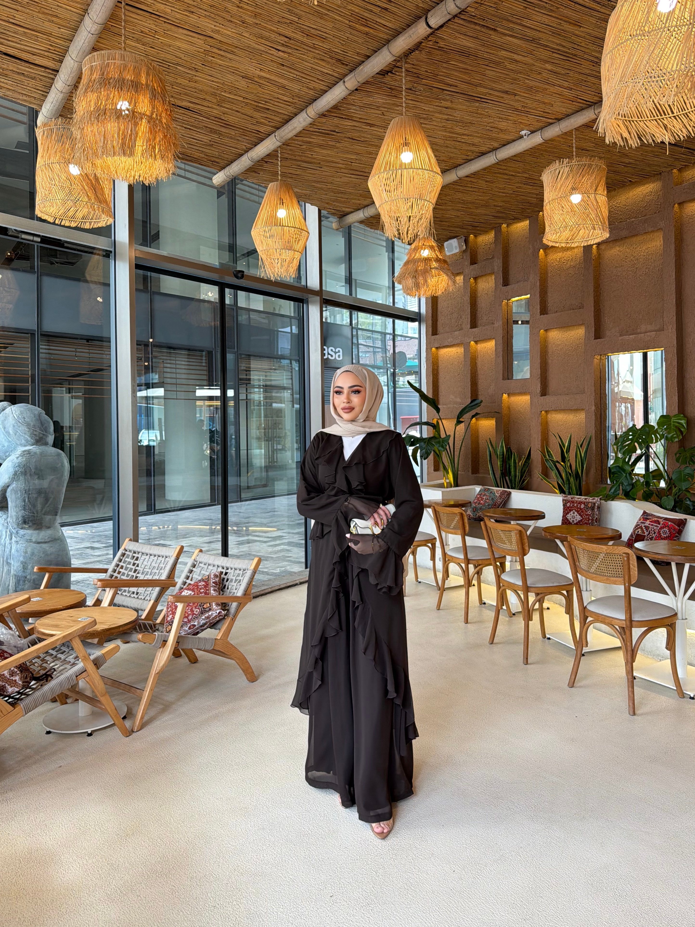Wessalla Kimona Takım - Kahve
