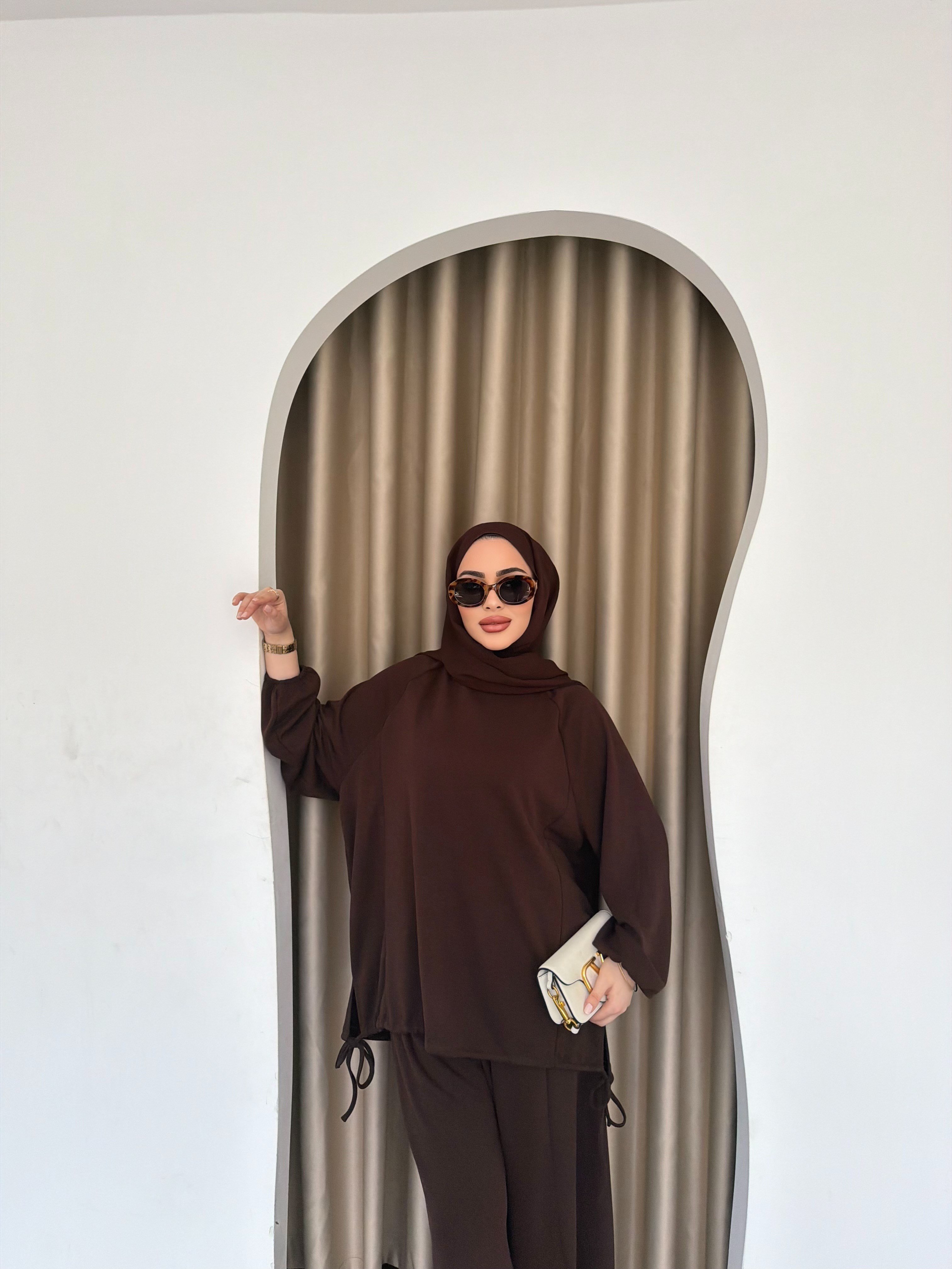 Yasmin Eşofman Takım - Kahve